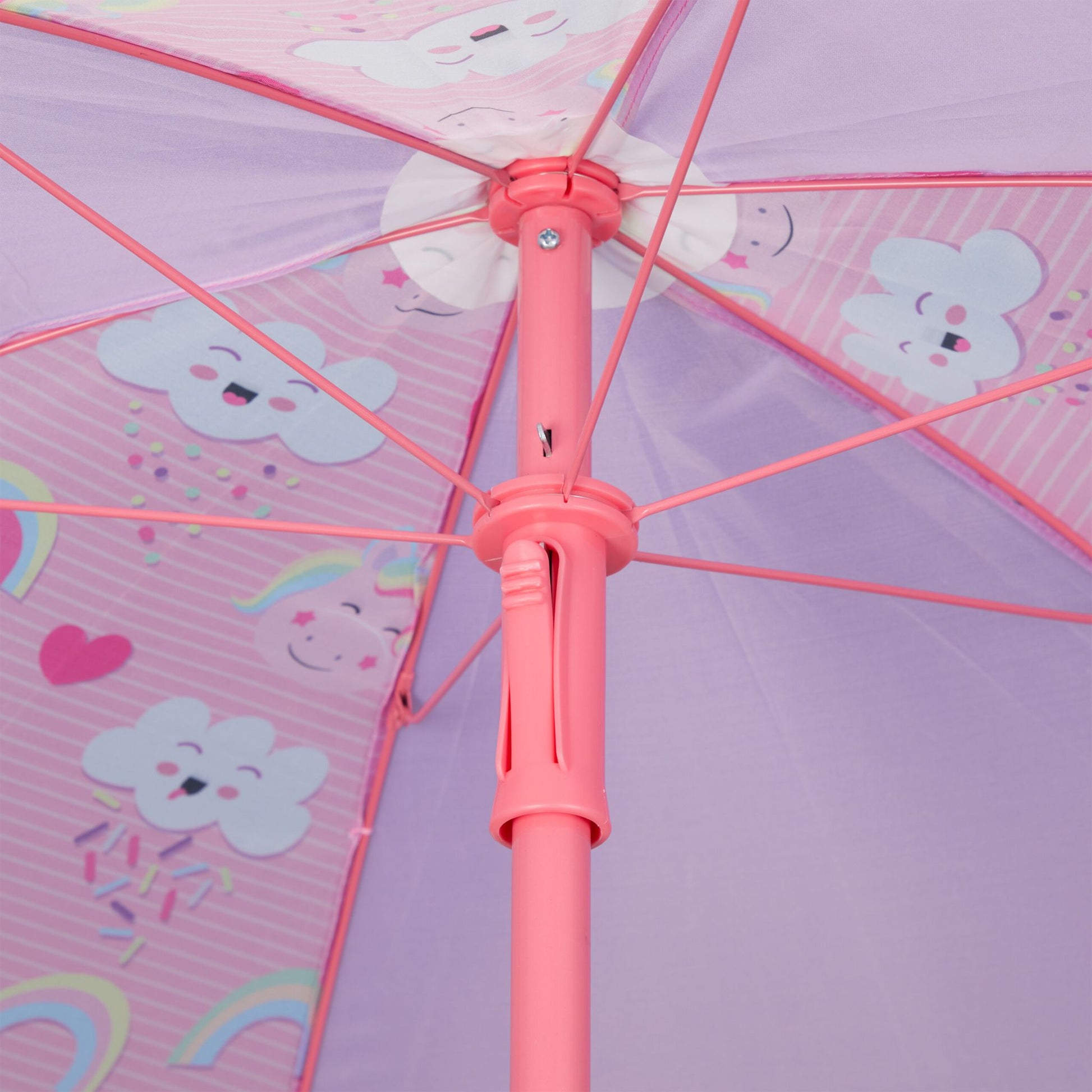 Camping Kindersitzgruppe mit Schirm Lila-Pink-Rosa von Relaxdays