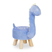 Tierhocker für Kinder Blau-Hellbraun von Relaxdays