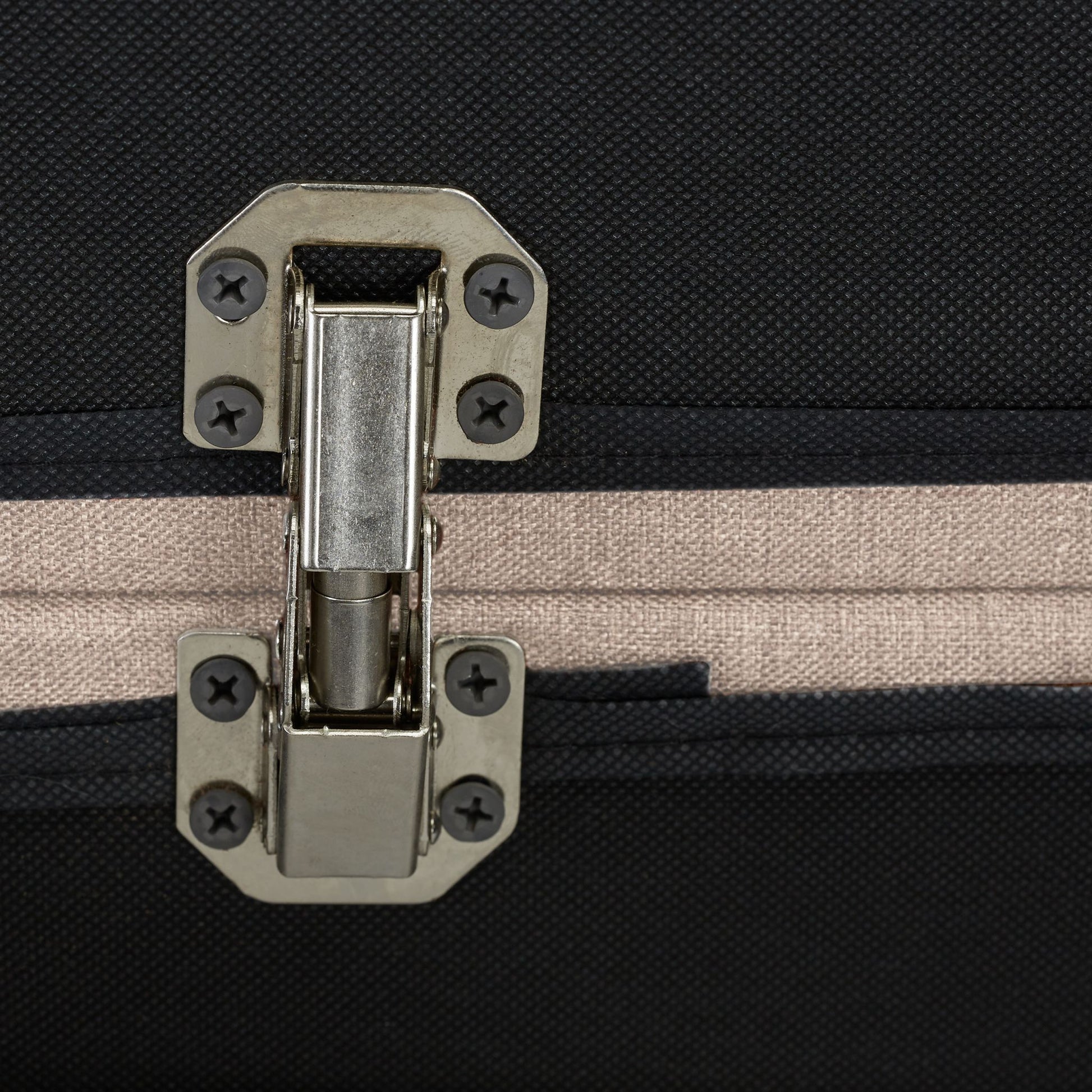 Gepolsterte Sitzbank mit Stauraum Beige-Hellbraun von Relaxdays
