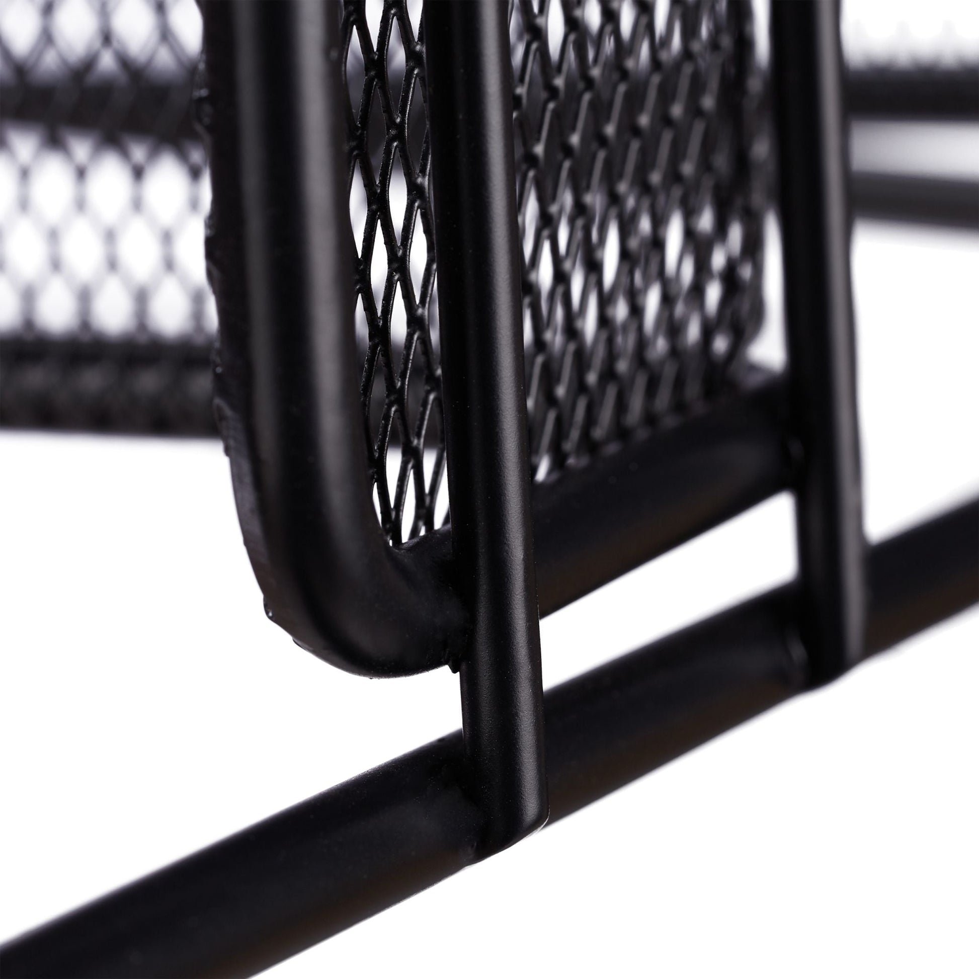Briefablage Metall 3 Fächer Schwarz von Relaxdays