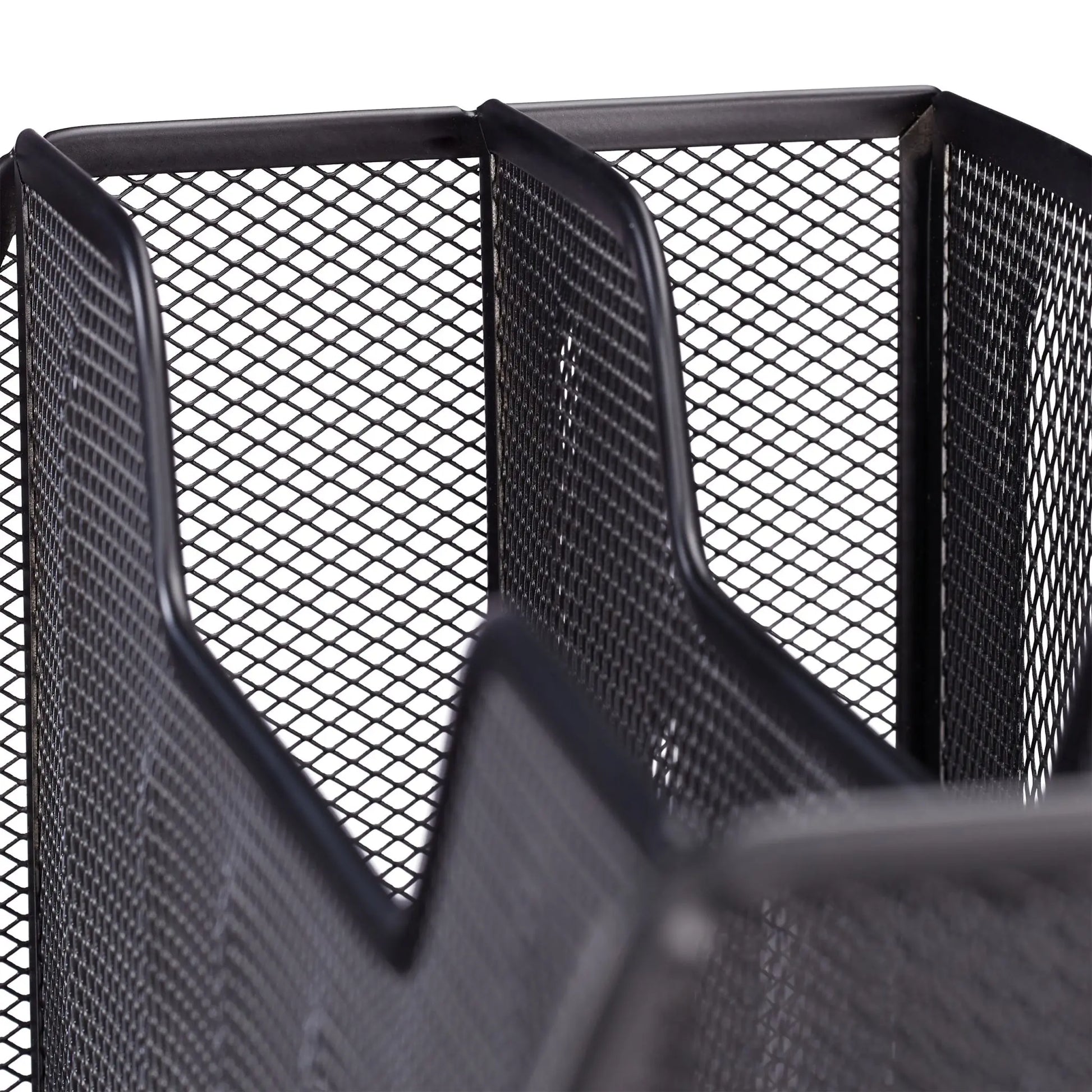 Dokumentenablage Metall 5 Fächer Schwarz von Relaxdays