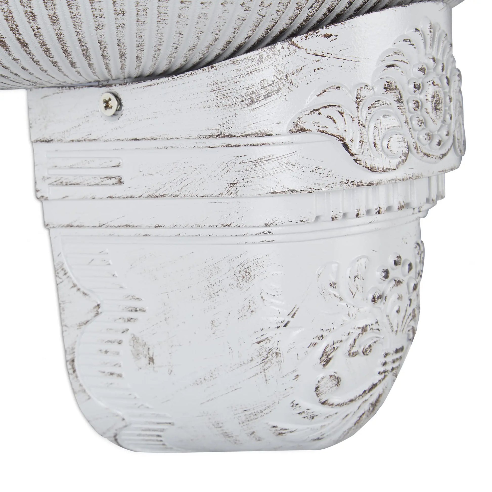 XL Wandbrunnen antik Weiss-Gold von Relaxdays