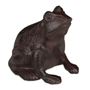 Gartenfigur Frosch antik Braun von Relaxdays