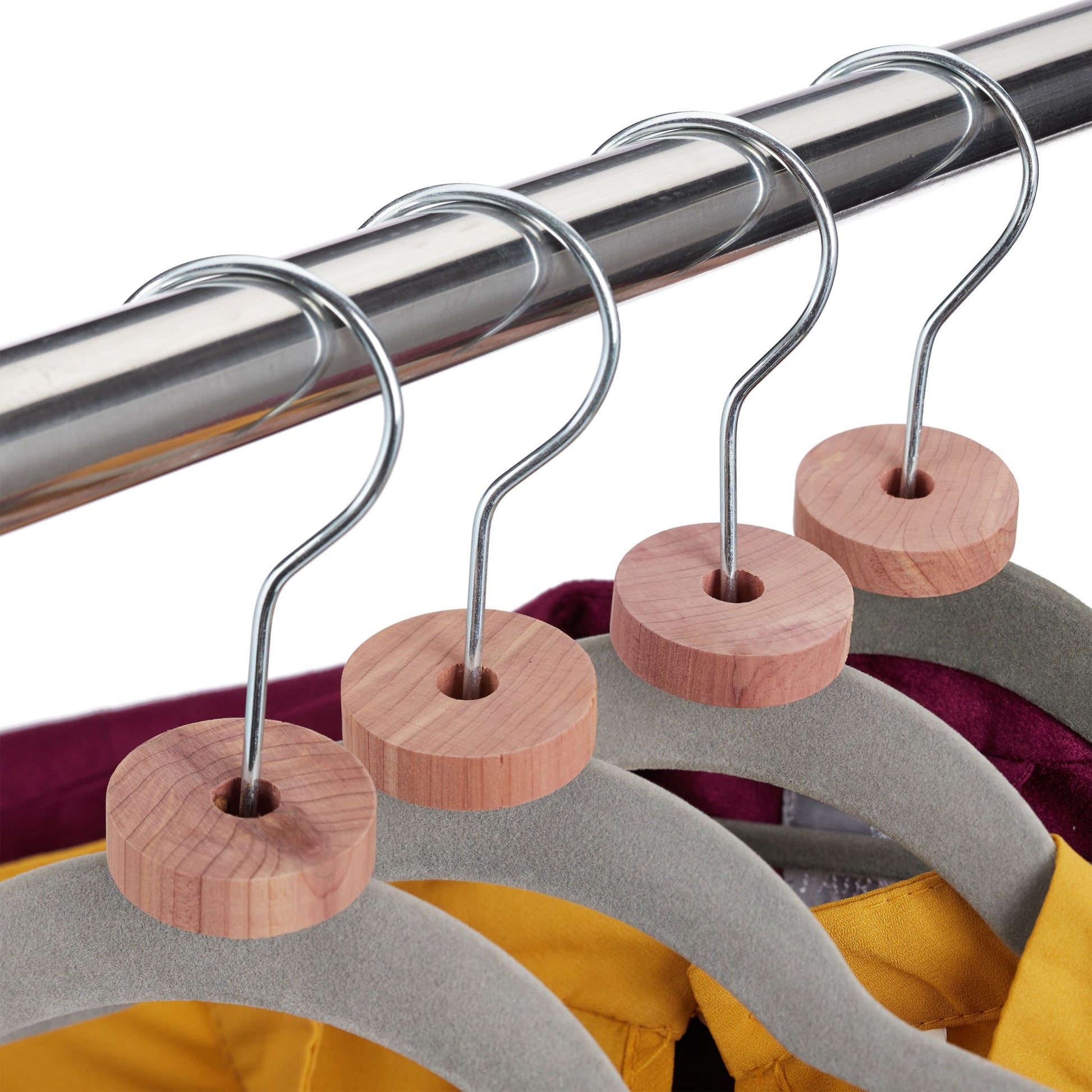 Mottenschutz Zedernholz 20 Stück Braun von Relaxdays