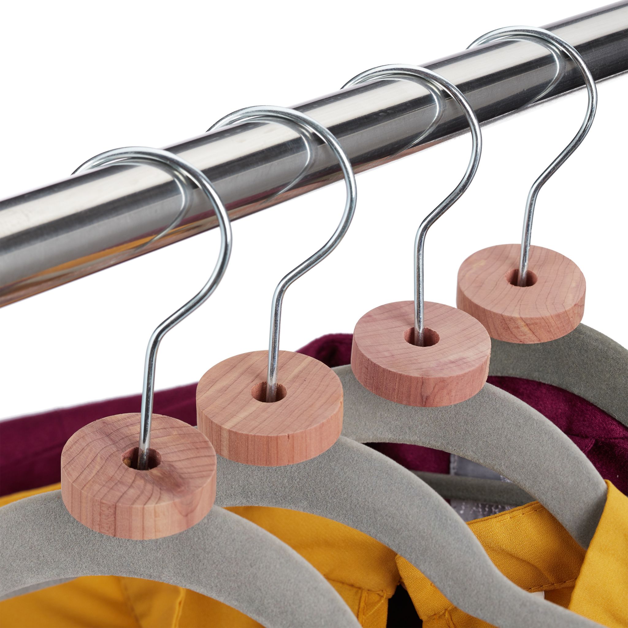Mottenschutz Zedernholz 20 Stück Braun von Relaxdays