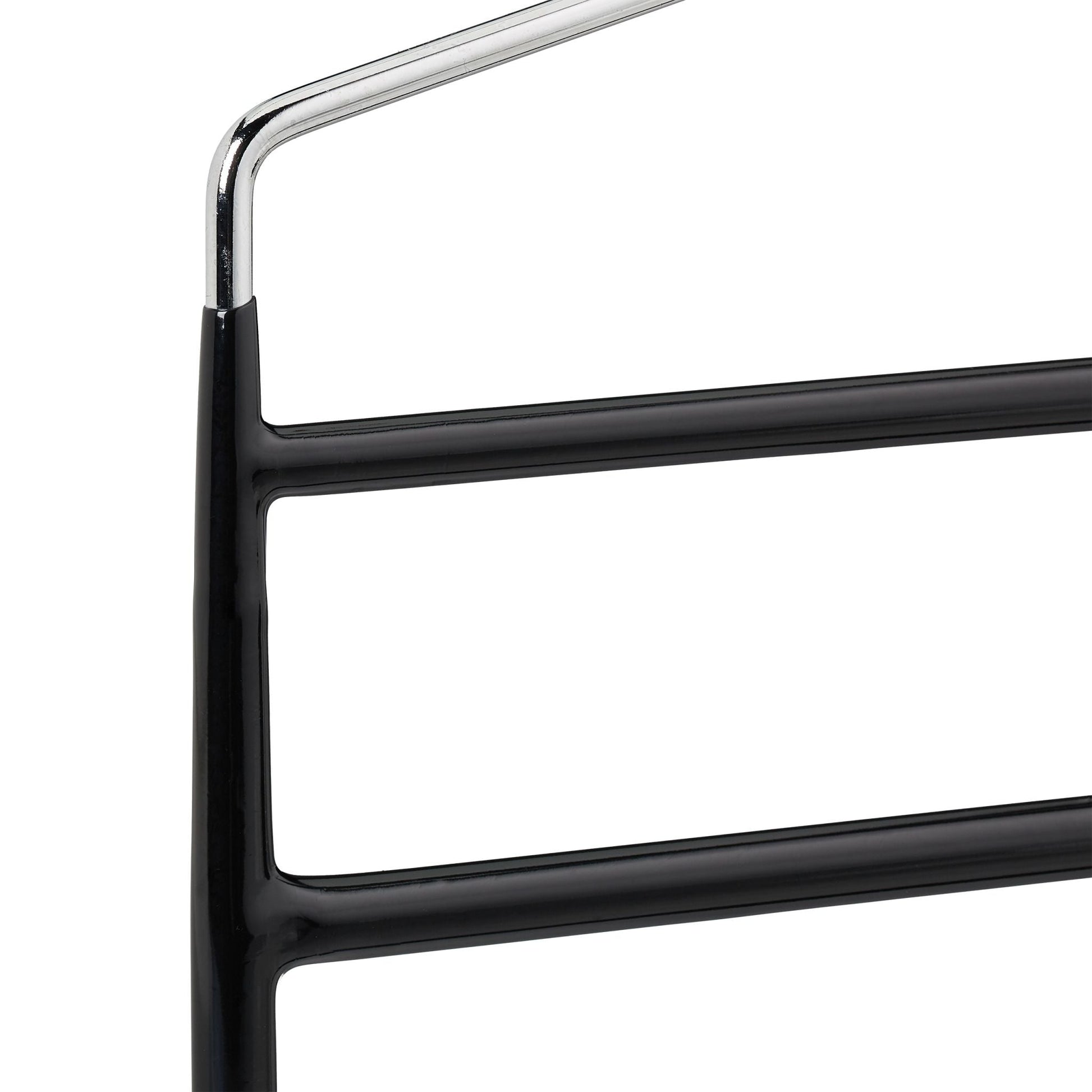 Hosenbügel mehrfach 5er-Set Schwarz-Silber von Relaxdays