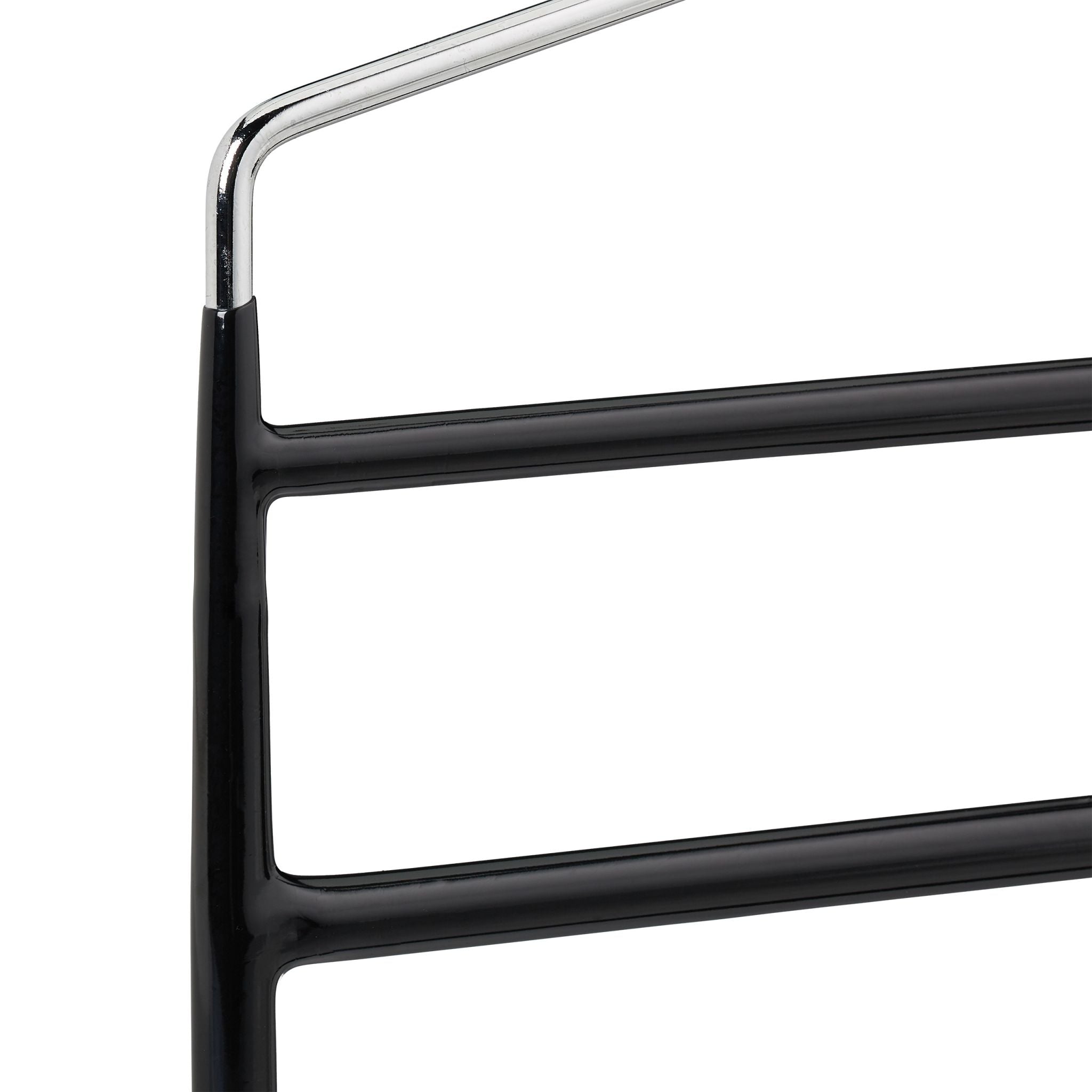 Hosenbügel mehrfach 5er-Set Schwarz-Silber von Relaxdays