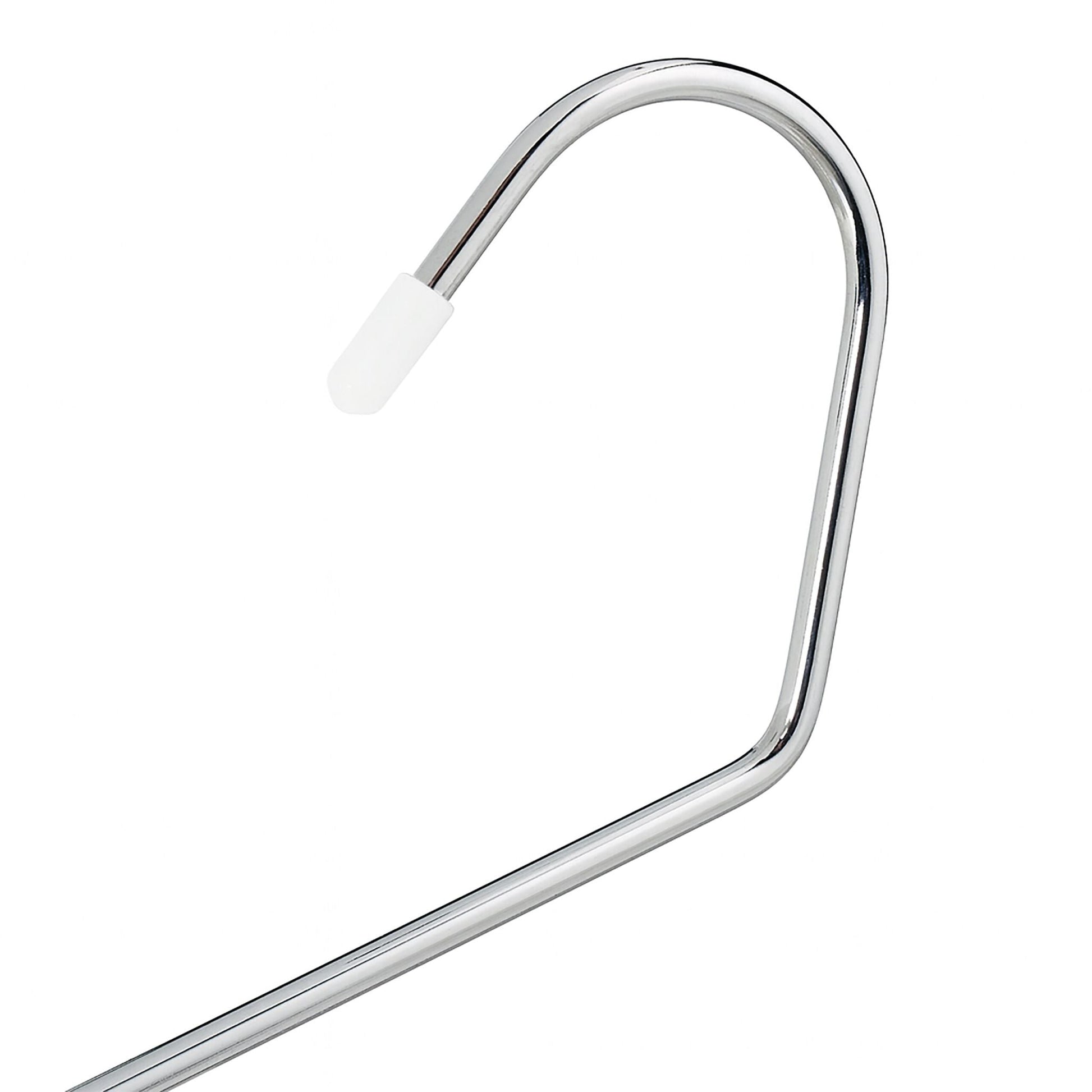 Hosenbügel mehrfach 5er-Set Weiss-Silber von Relaxdays