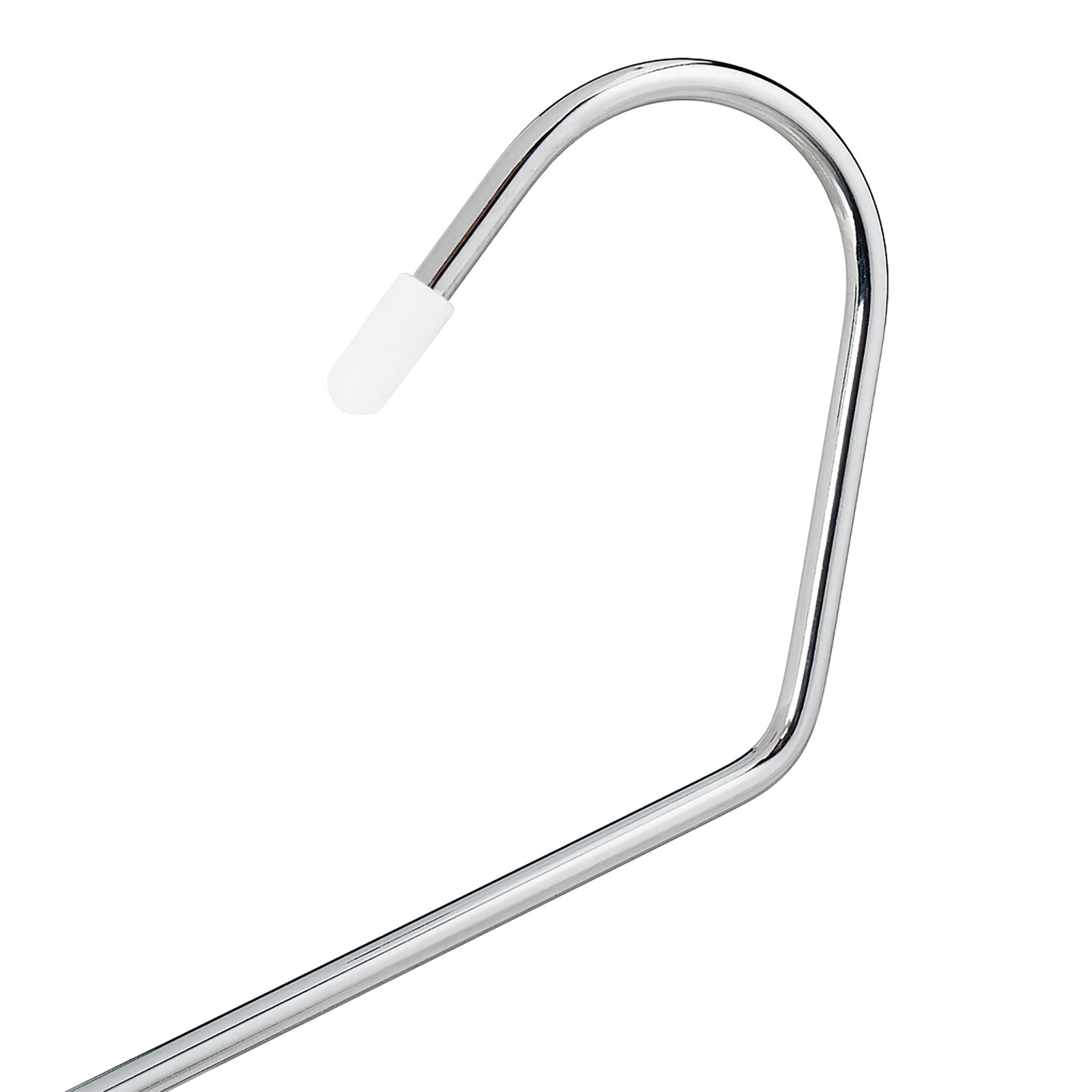 Hosenbügel mehrfach 5er-Set Weiss-Silber von Relaxdays