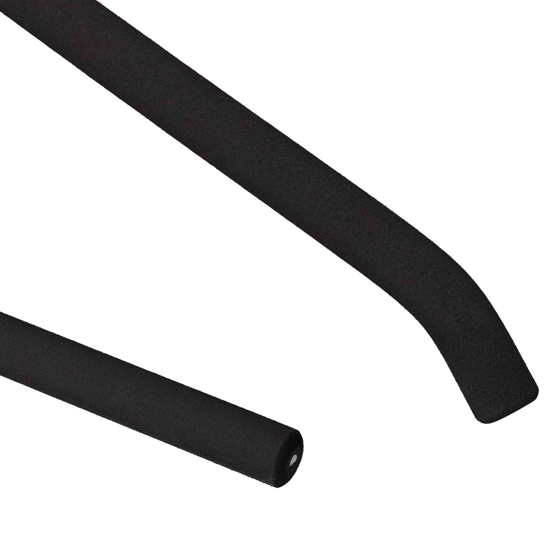 Schaumstoff Kleiderbügel 12er-Set Schwarz-Silber von Relaxdays