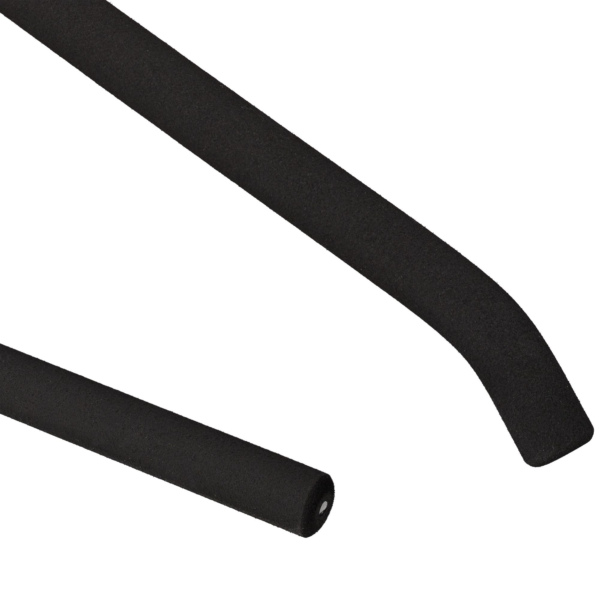Schaumstoff Kleiderbügel 12er-Set Schwarz-Silber von Relaxdays