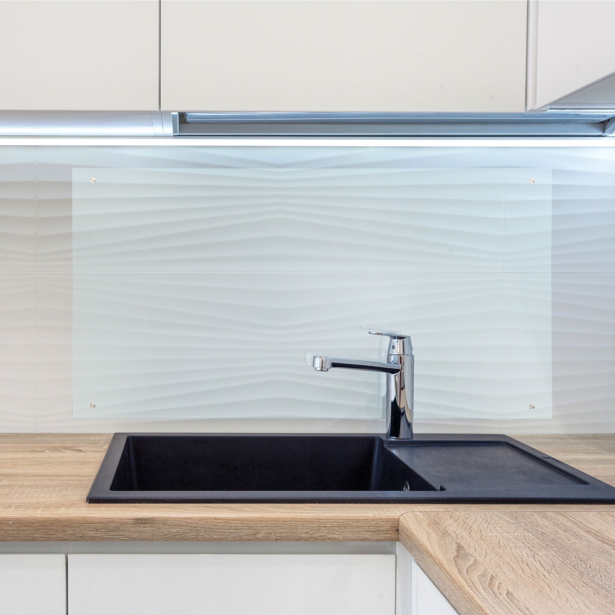 Spritzschutz für die Küche 70cm Transparent von Relaxdays