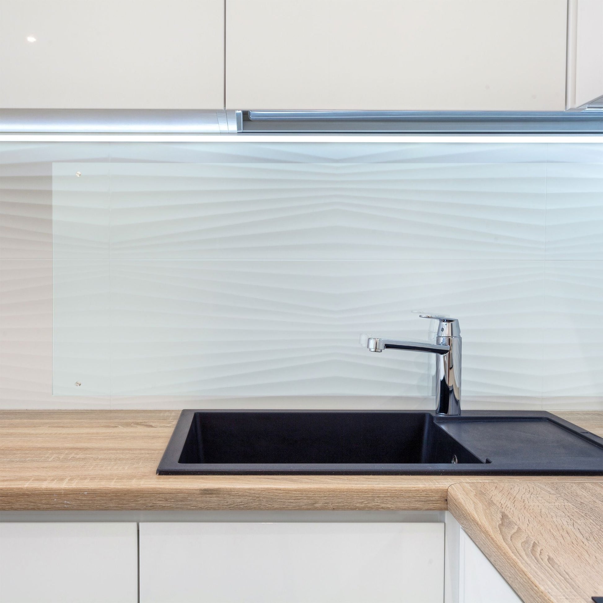 Spritzschutz für die Küche 120cm Transparent von Relaxdays
