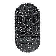Badewannenmatte Steinoptik Schwarz von Relaxdays