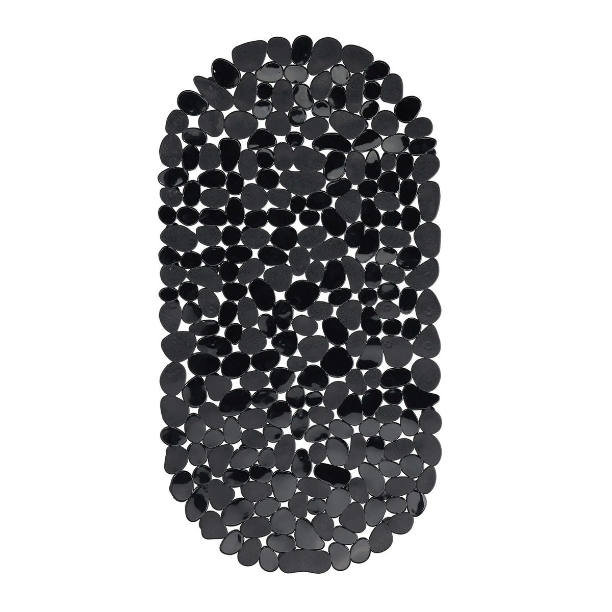 Badewannenmatte Steinoptik Schwarz von Relaxdays