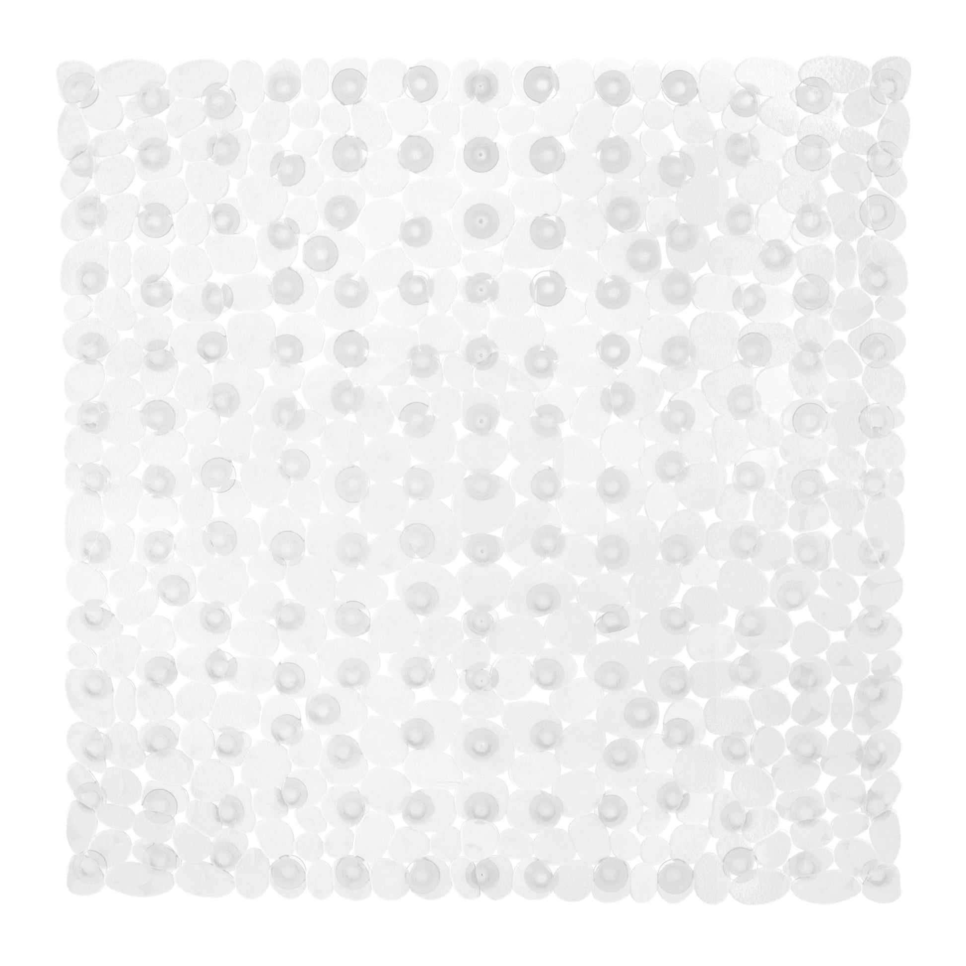 Duschmatte Steinoptik quadratisch Transparent von Relaxdays