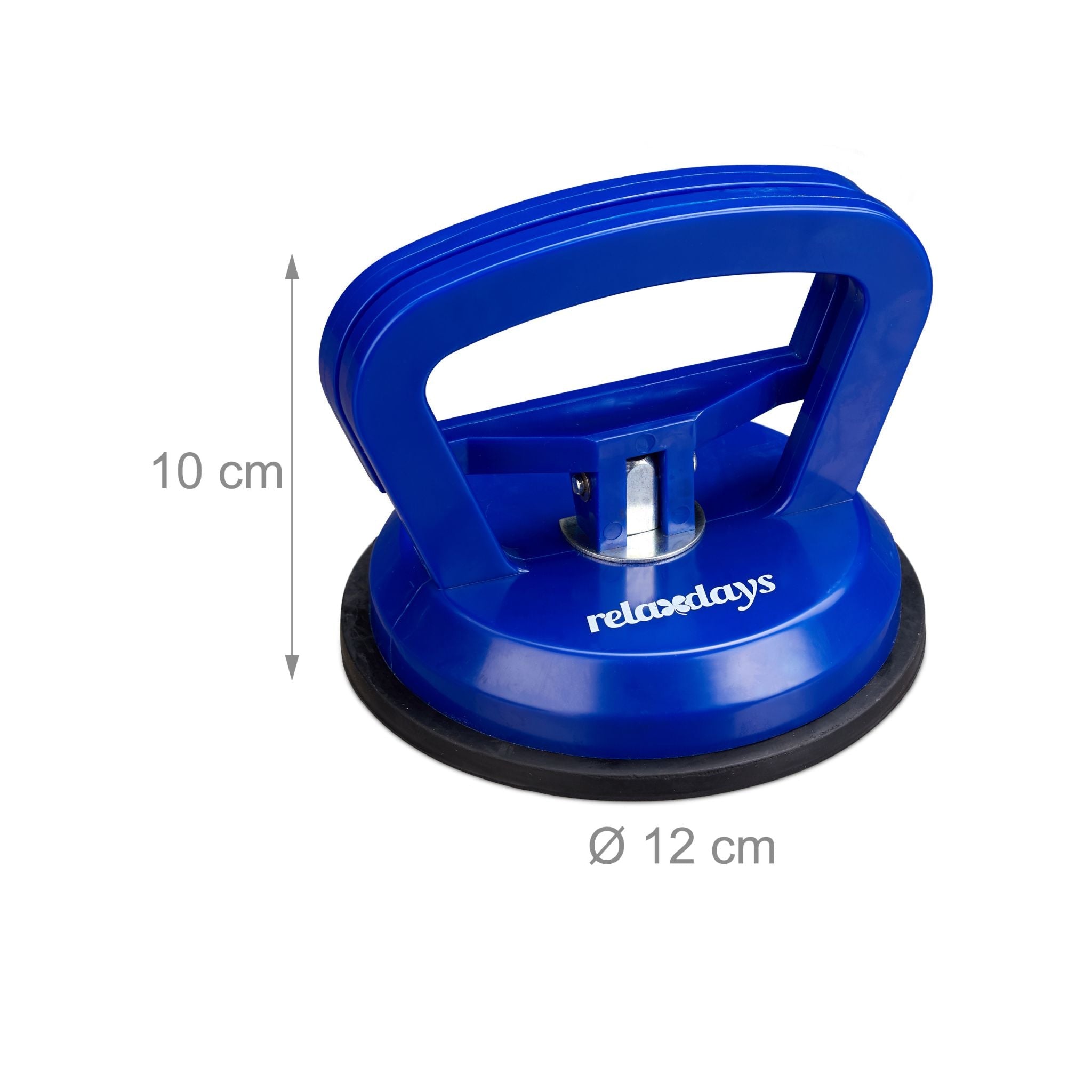 Saugheber 2er-Set Blau-Schwarz von Relaxdays