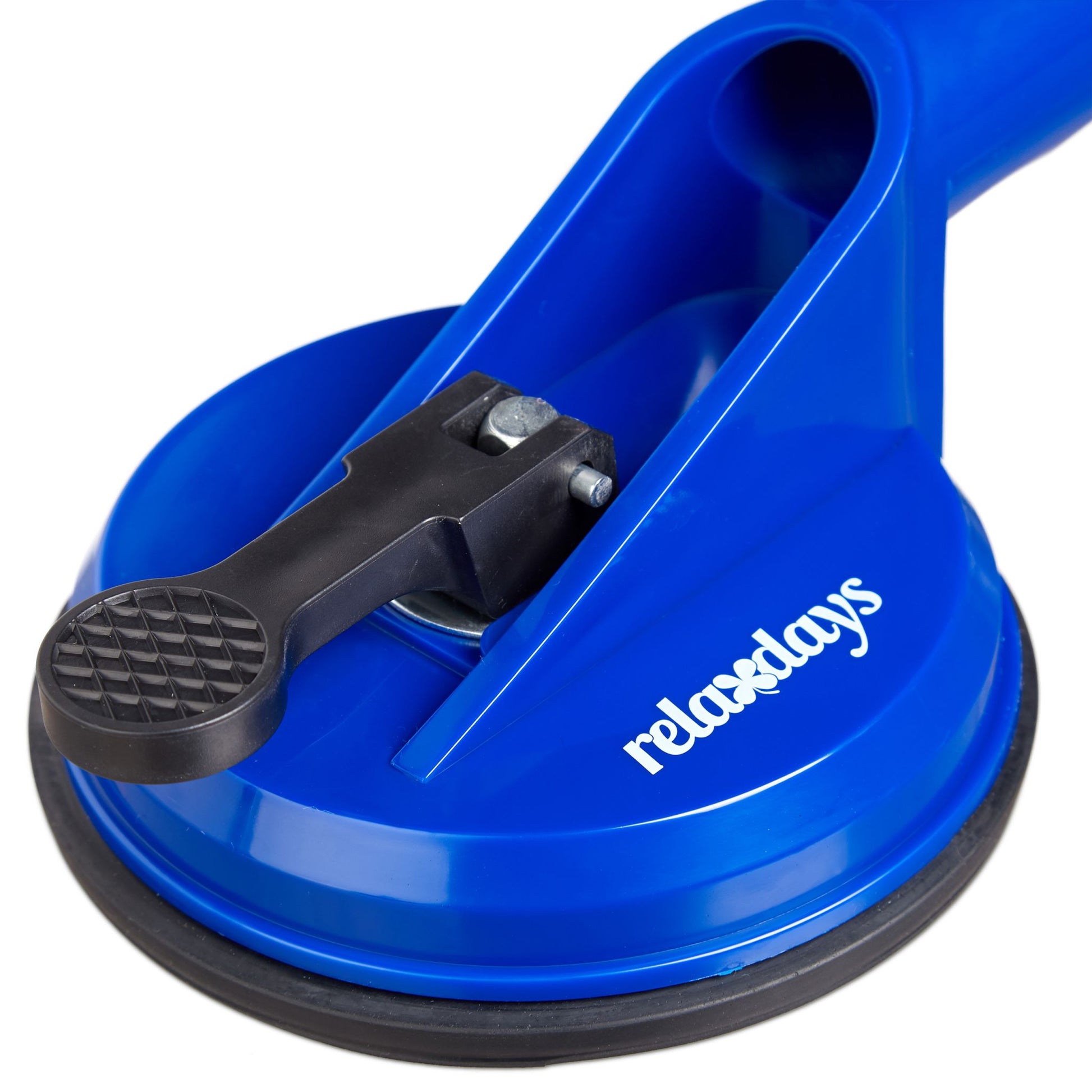 Kopf Saugheber 2er-Set Blau-Schwarz von Relaxdays