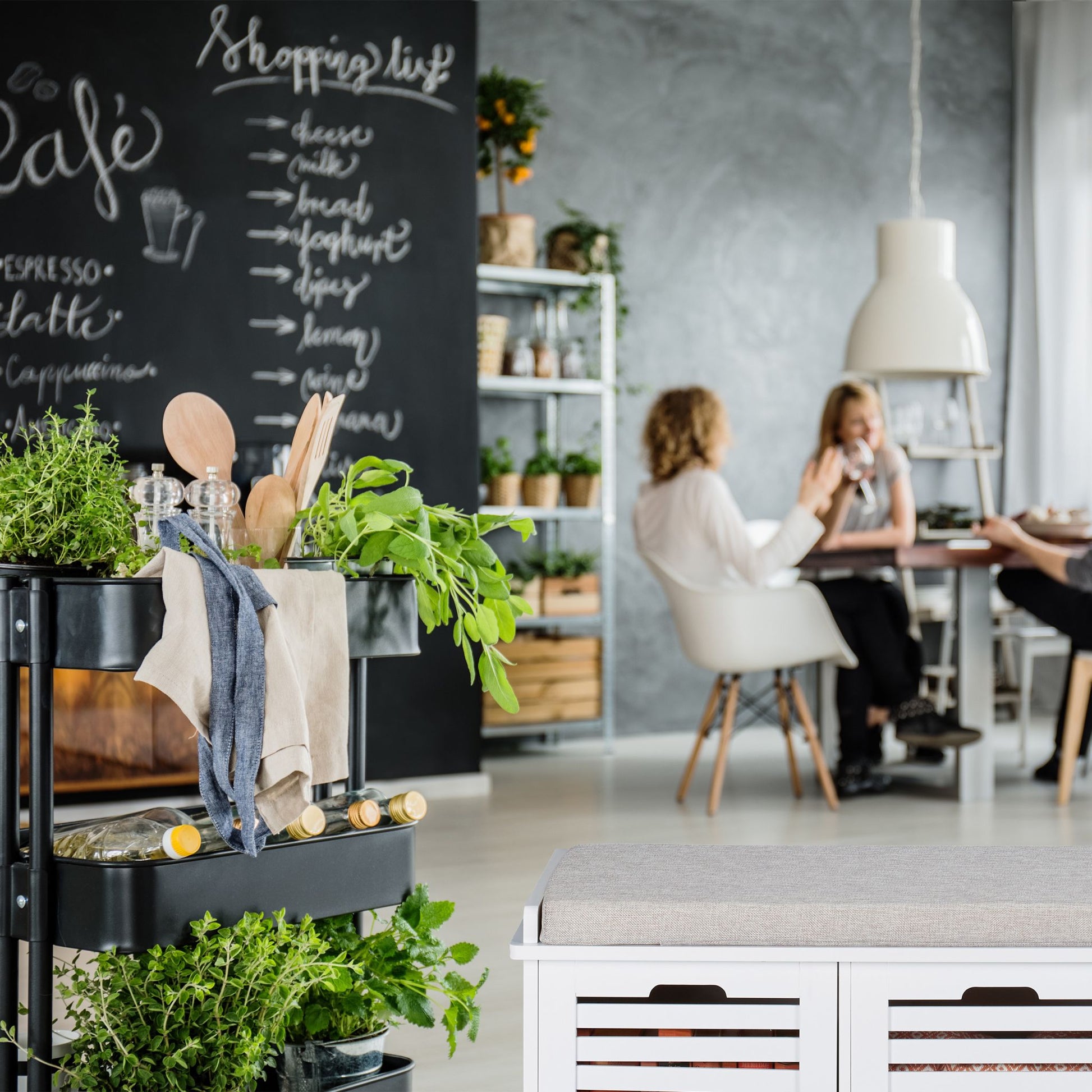 Sitzbank mit Stauraum weiss Weiss-Grau von Relaxdays