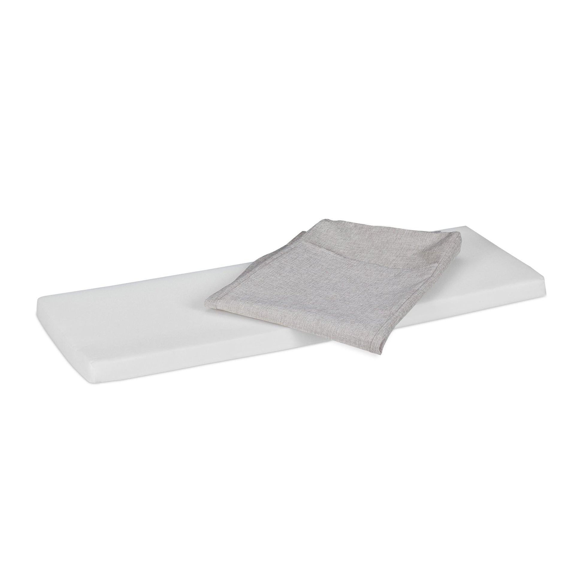 Sitzbank mit Stauraum weiss Weiss-Grau von Relaxdays