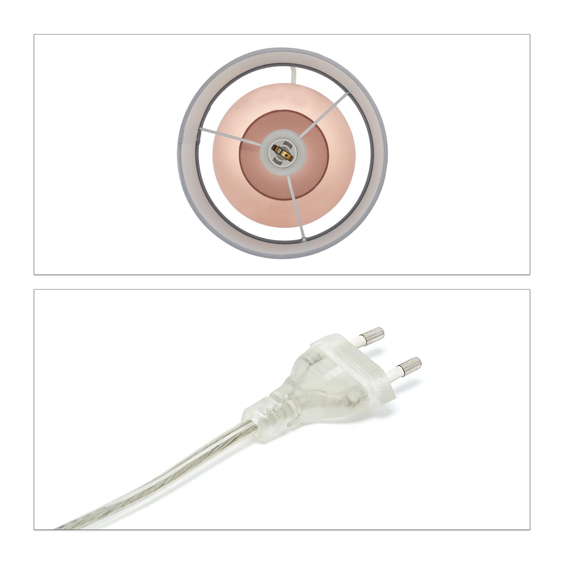 Nachttischlampe Touch Kupfer-Grau von guteszeug.ch