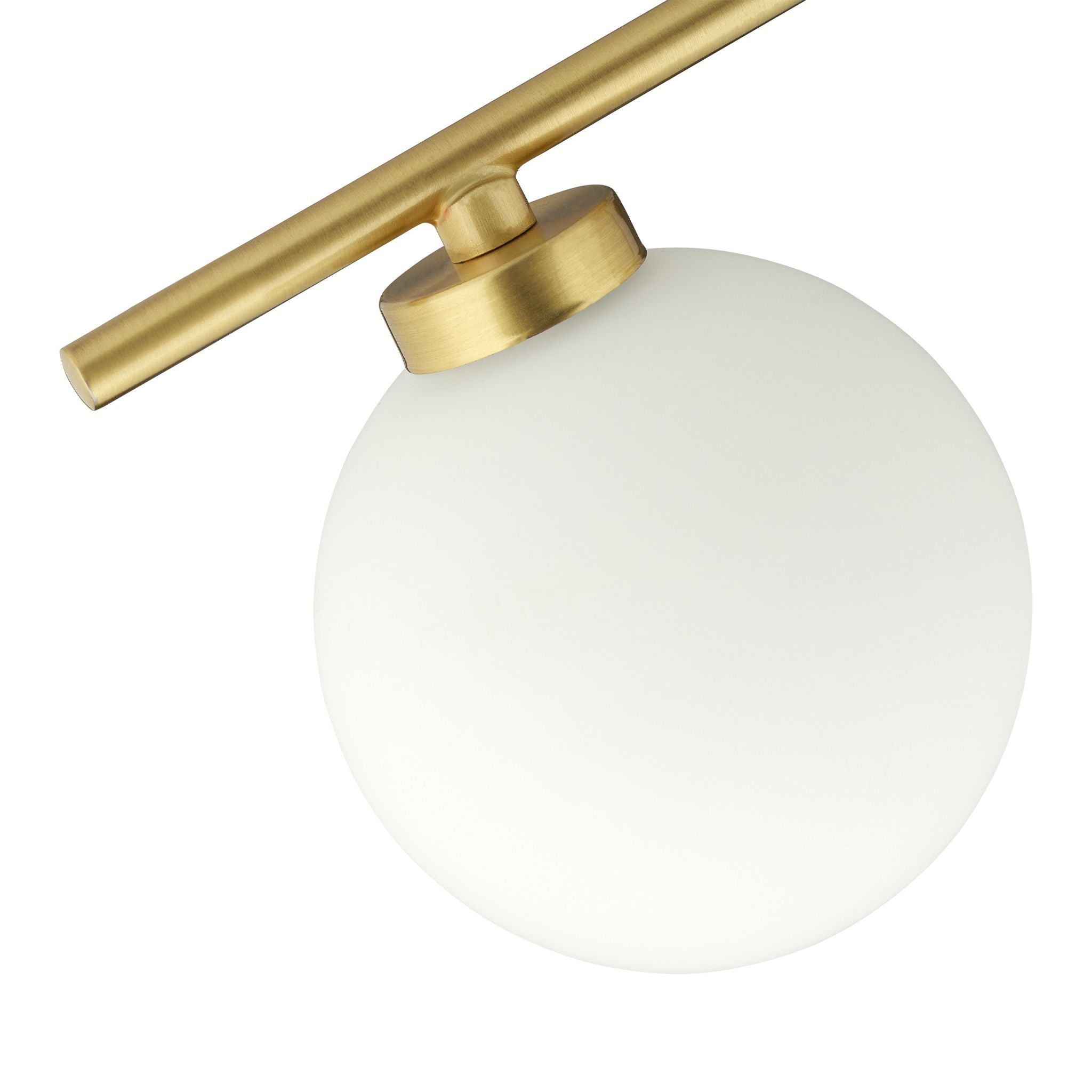 Deckenlampe mit 3 Kugeln GLOBI Weiss-Gold von Relaxdays