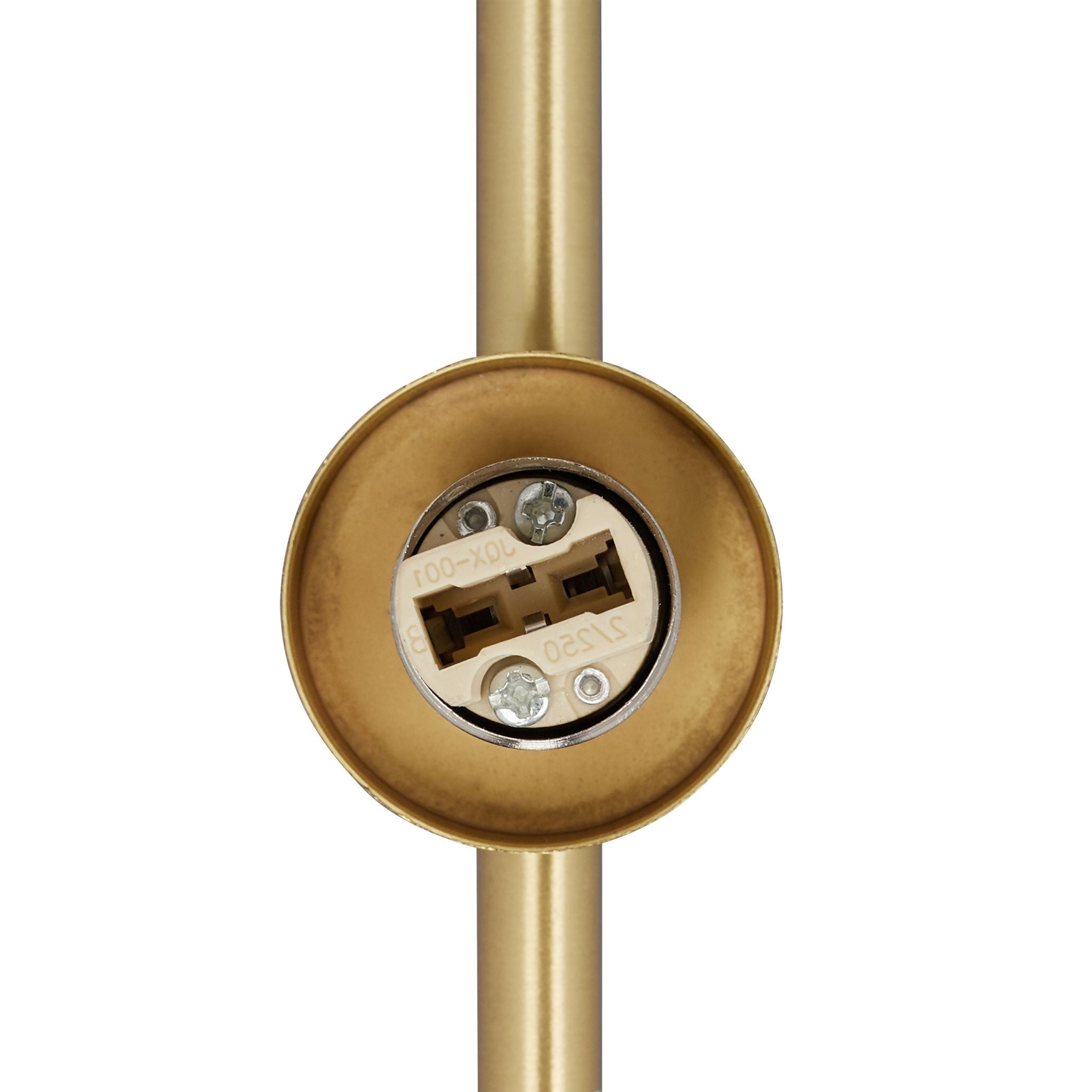 Deckenlampe mit 3 Kugeln GLOBI Weiss-Gold von Relaxdays