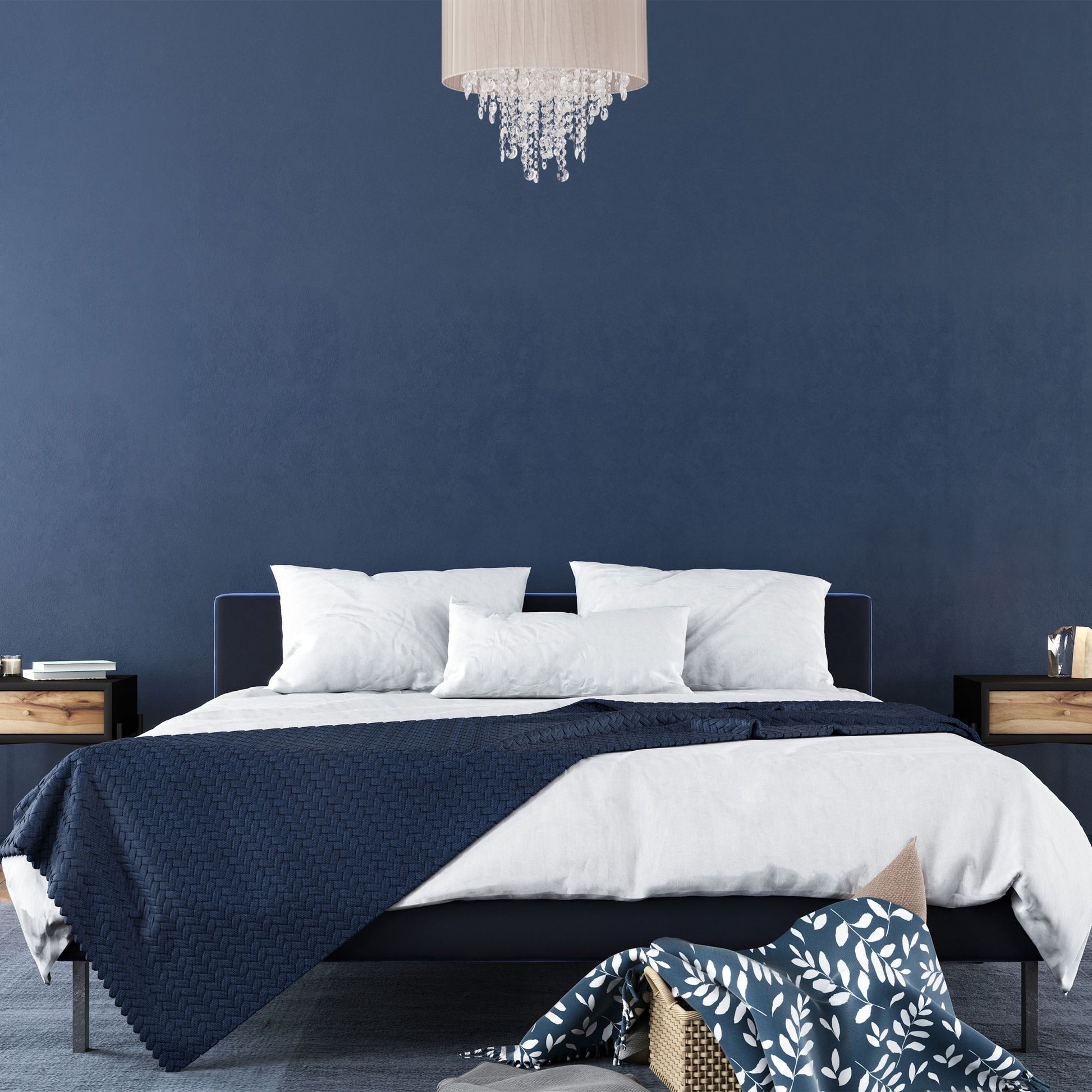 Deckenlampe Organza Kristall Silber-Transparent-Grau von Relaxdays