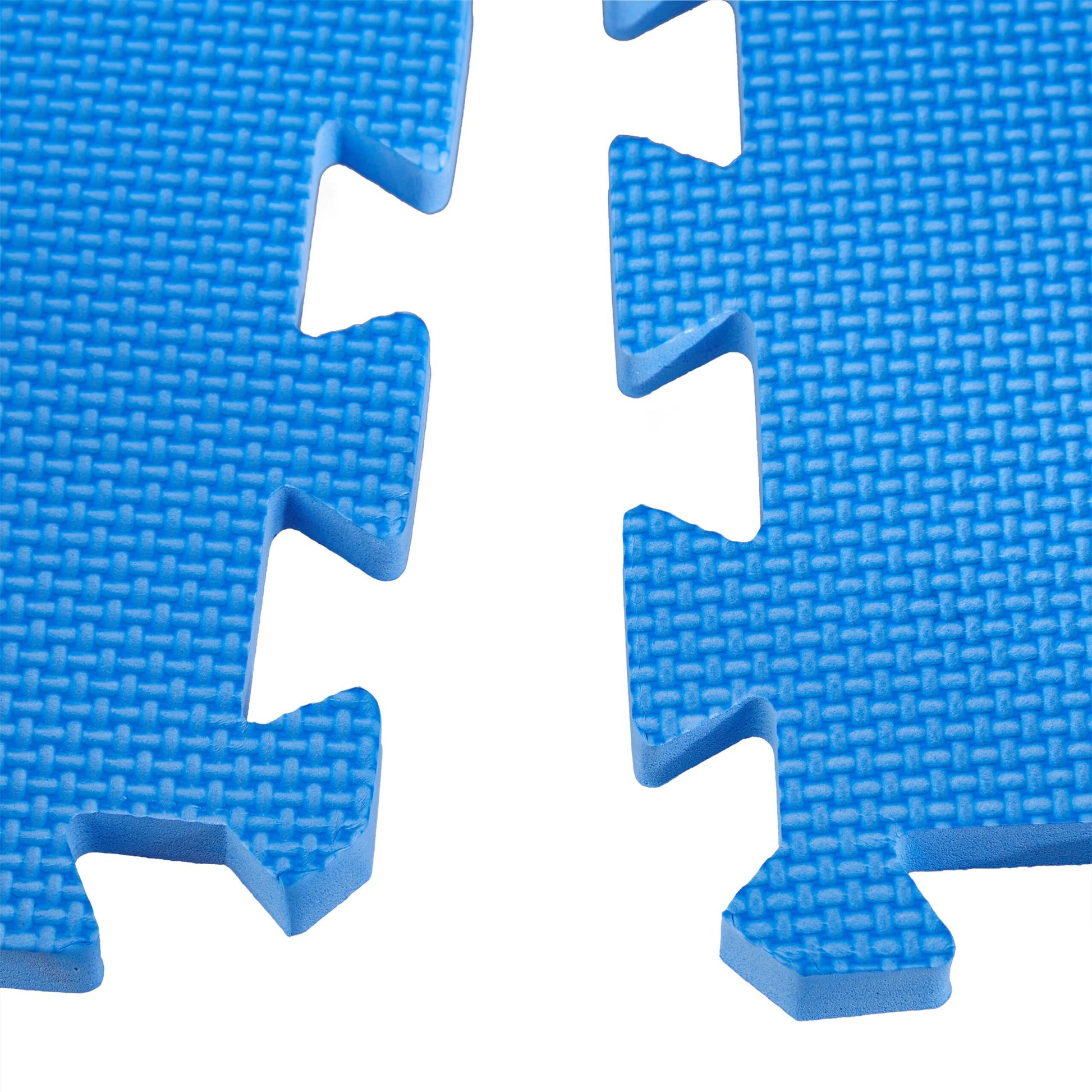 Bodenschutzmatte Fitness 24er-Set Blau von Relaxdays