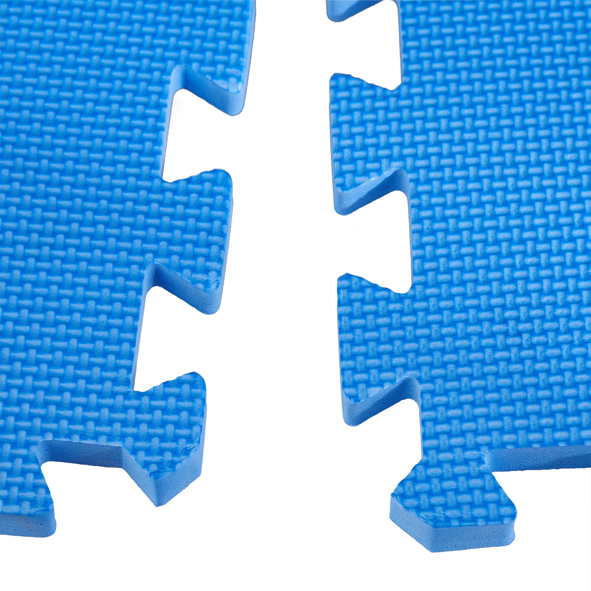 Bodenschutzmatte Fitness 24er-Set Blau von Relaxdays