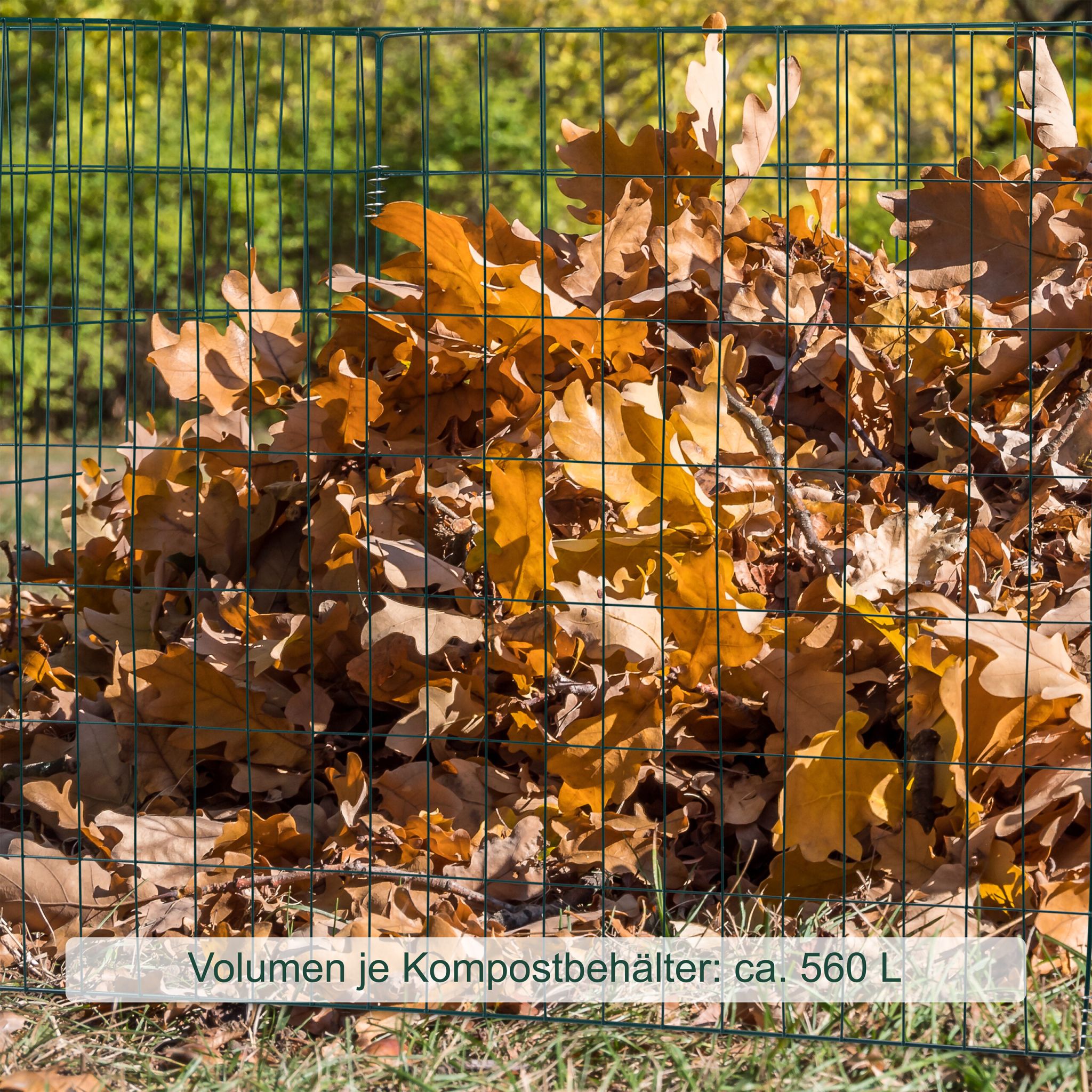 Komposter Metall 3er-Set Dunkelgrün von guteszeug.ch