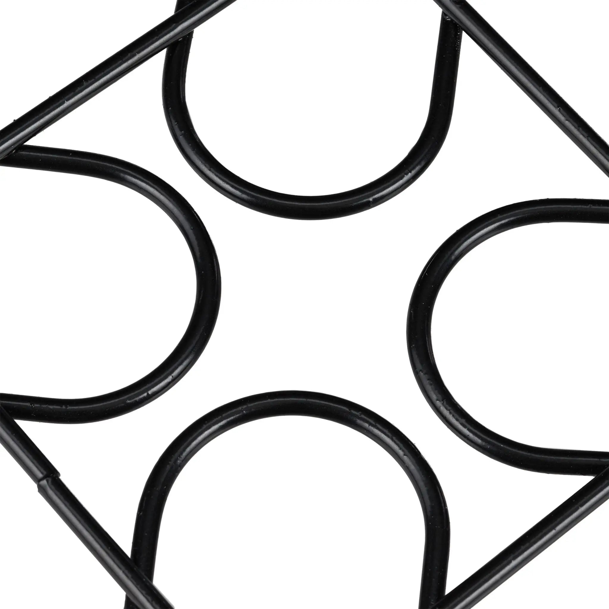 Pflanzenroller eckig 2er-Set Schwarz von Relaxdays