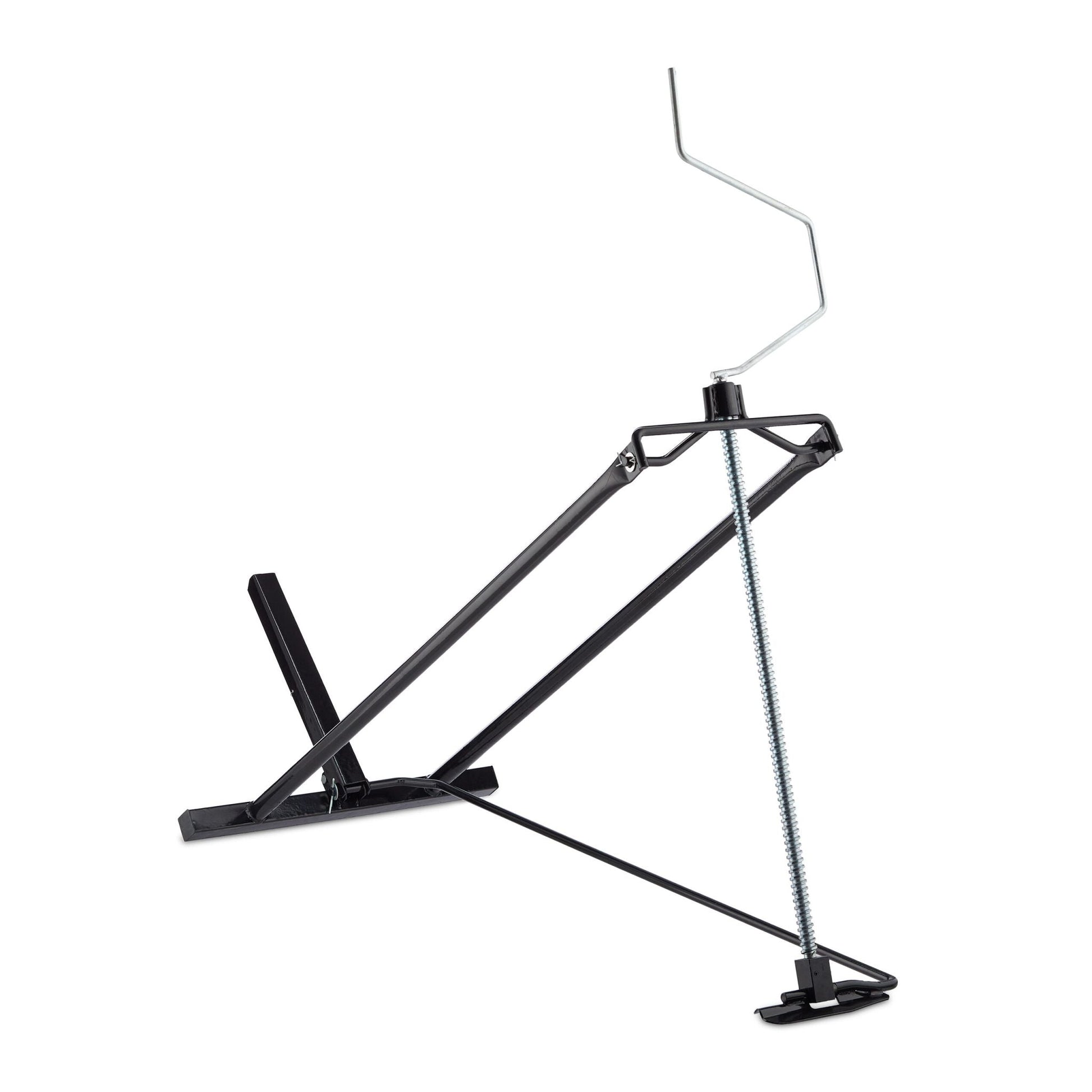 Rasentraktor Hebevorrichtung schwarz Schwarz-Silber von Relaxdays