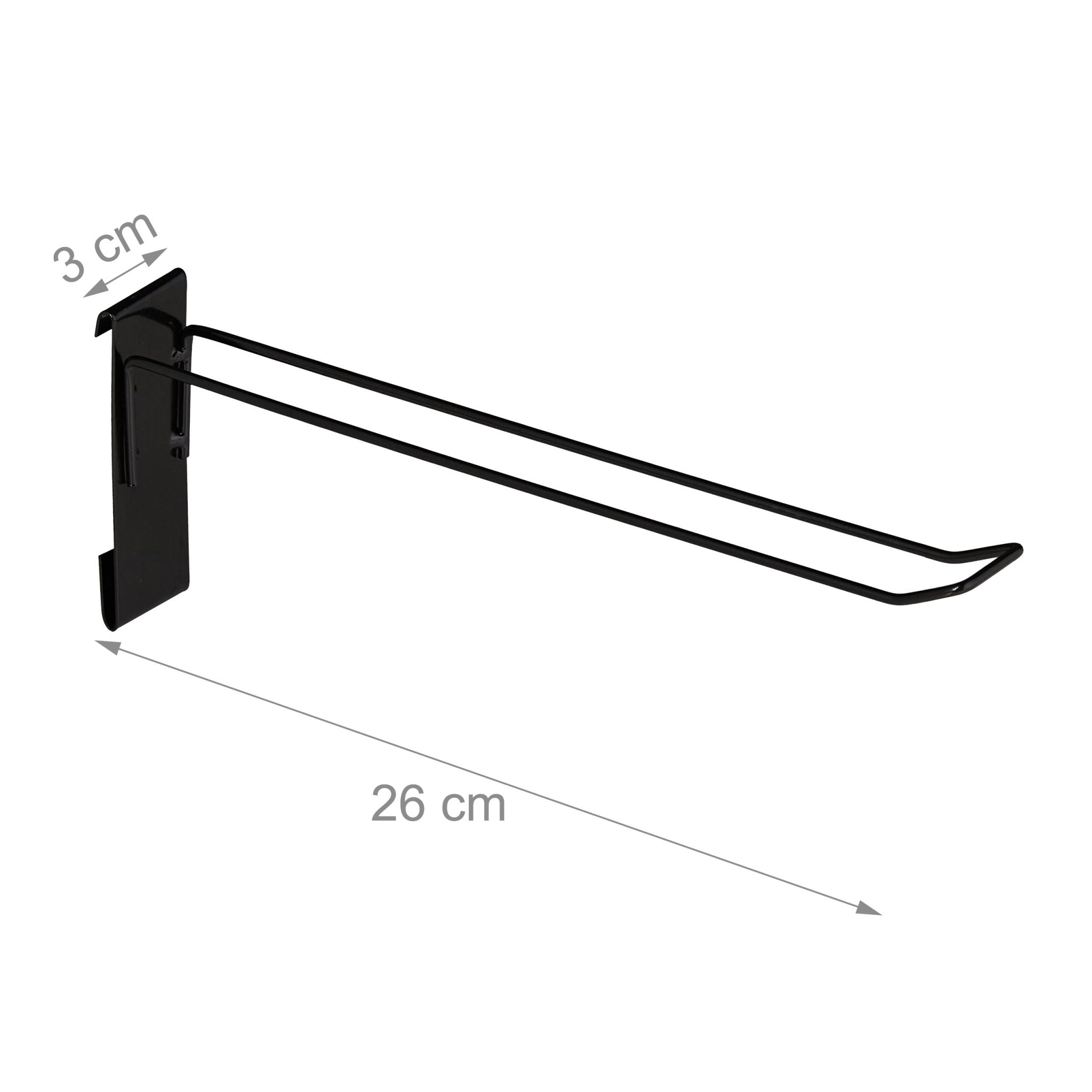 Lochblechständer mit Lochwand Schwarz von Relaxdays