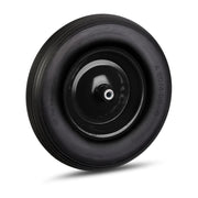 Schubkarrenrad 4.80 4.00-8 mit Adaptern Schwarz von Relaxdays