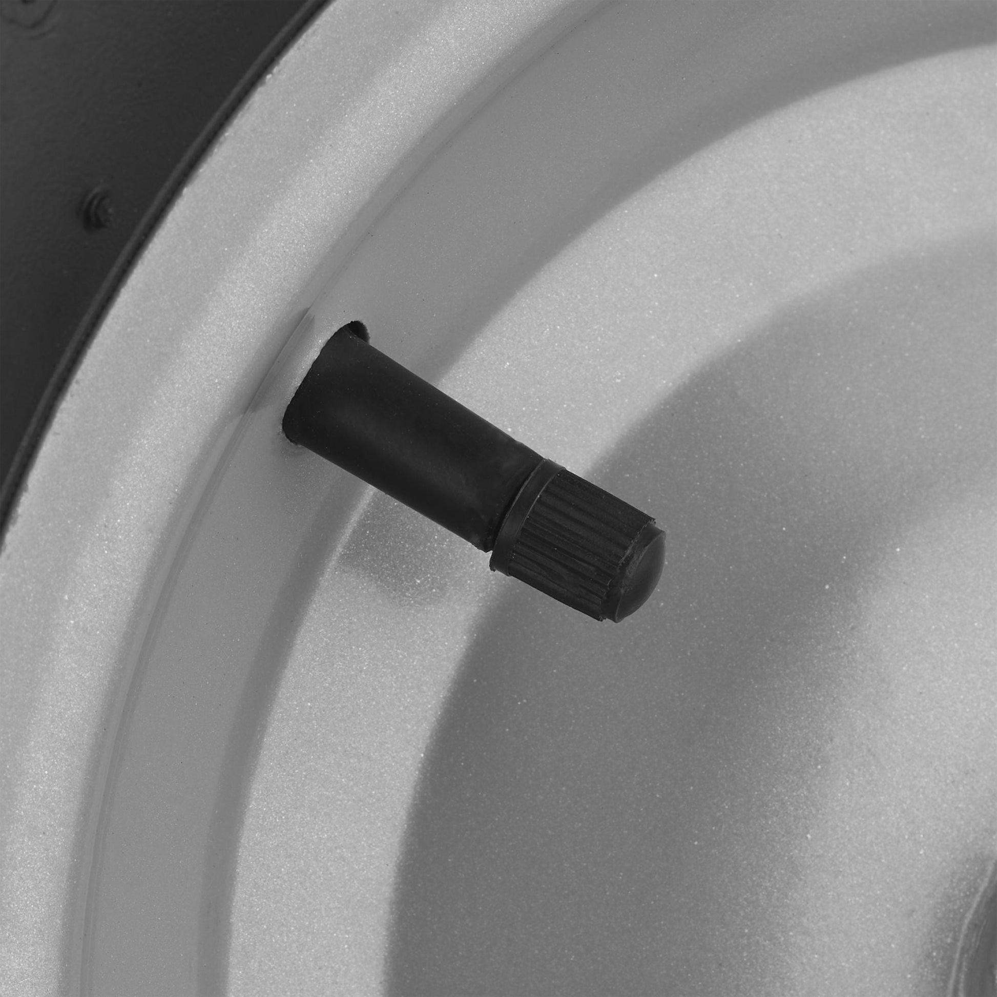 Schubkarrenrad 4.80 4.00-8 mit Adaptern Schwarz-Grau von Relaxdays