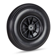 Schubkarrenrad Vollgummi 4.00-6 Schwarz von Relaxdays