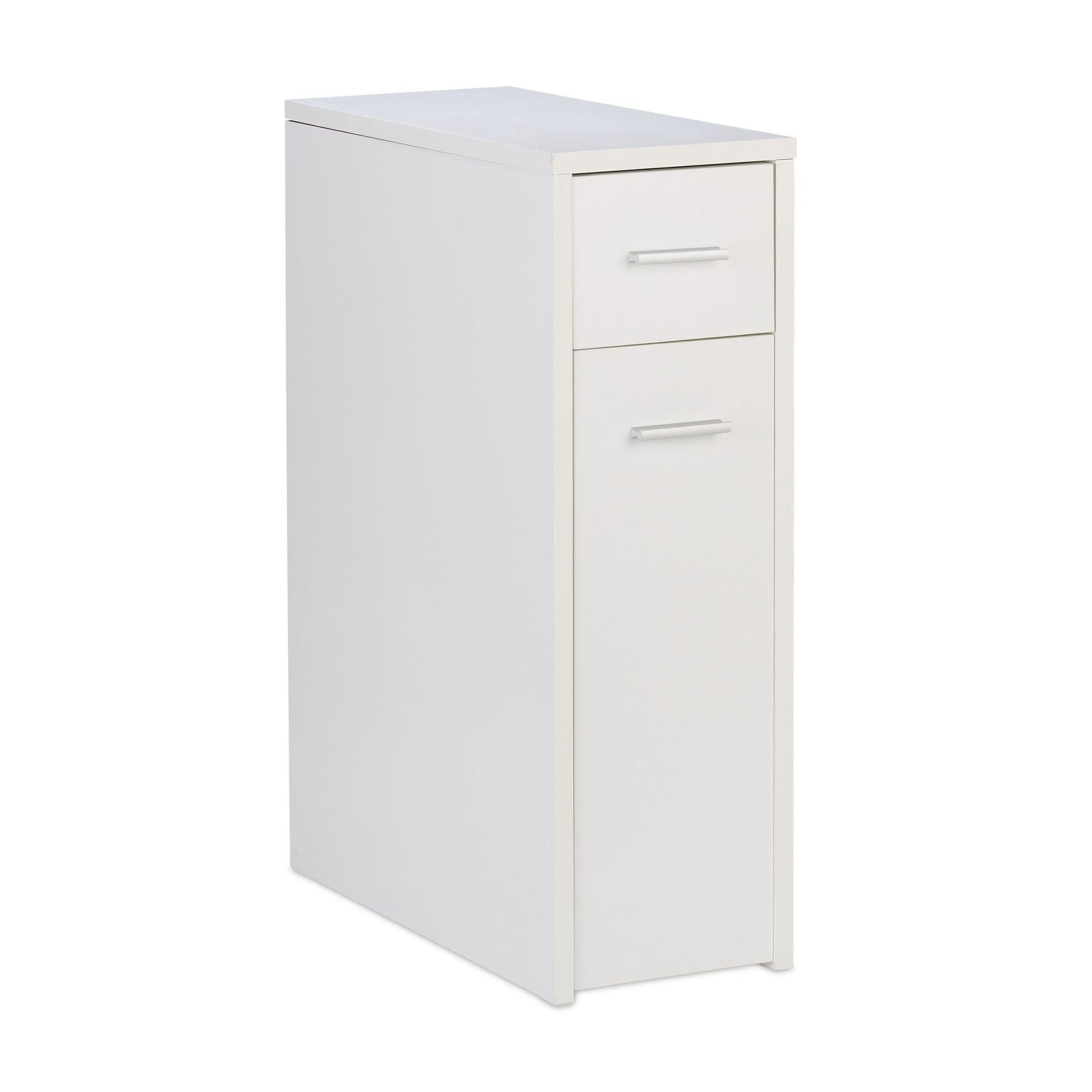 Nischenschrank Weiss-Silber von Relaxdays