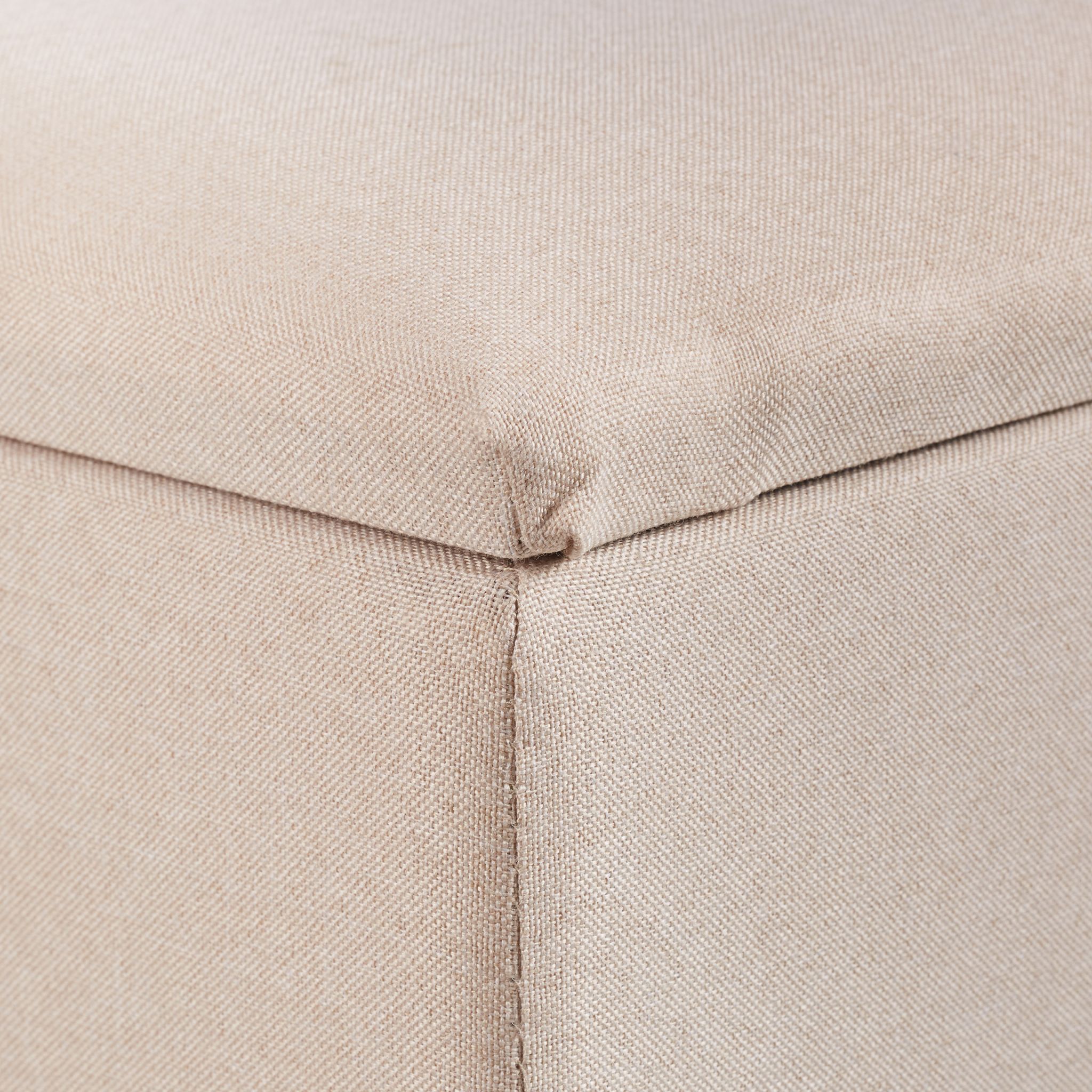 Hocker mit Stauraum Beige-Hellbraun von Relaxdays