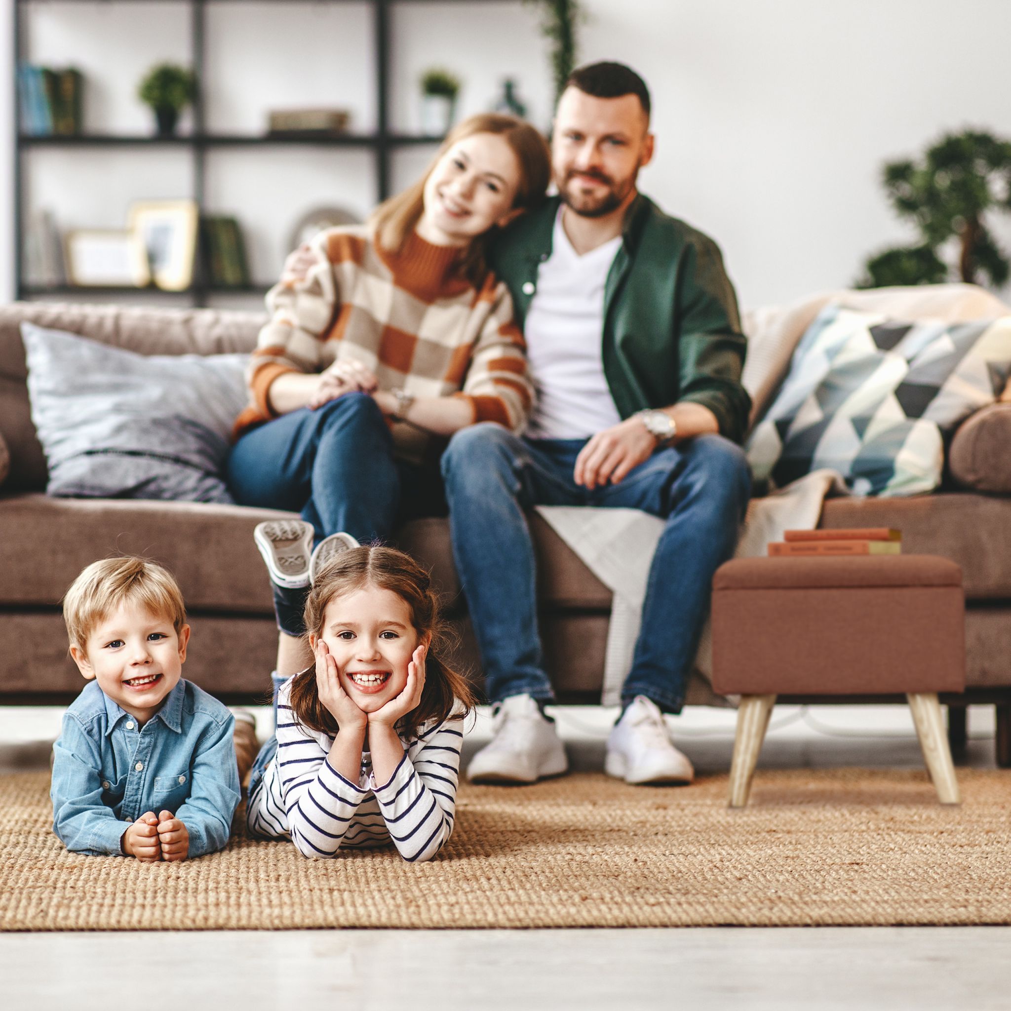 Hocker mit Stauraum Hellbraun-Schwarz von Relaxdays