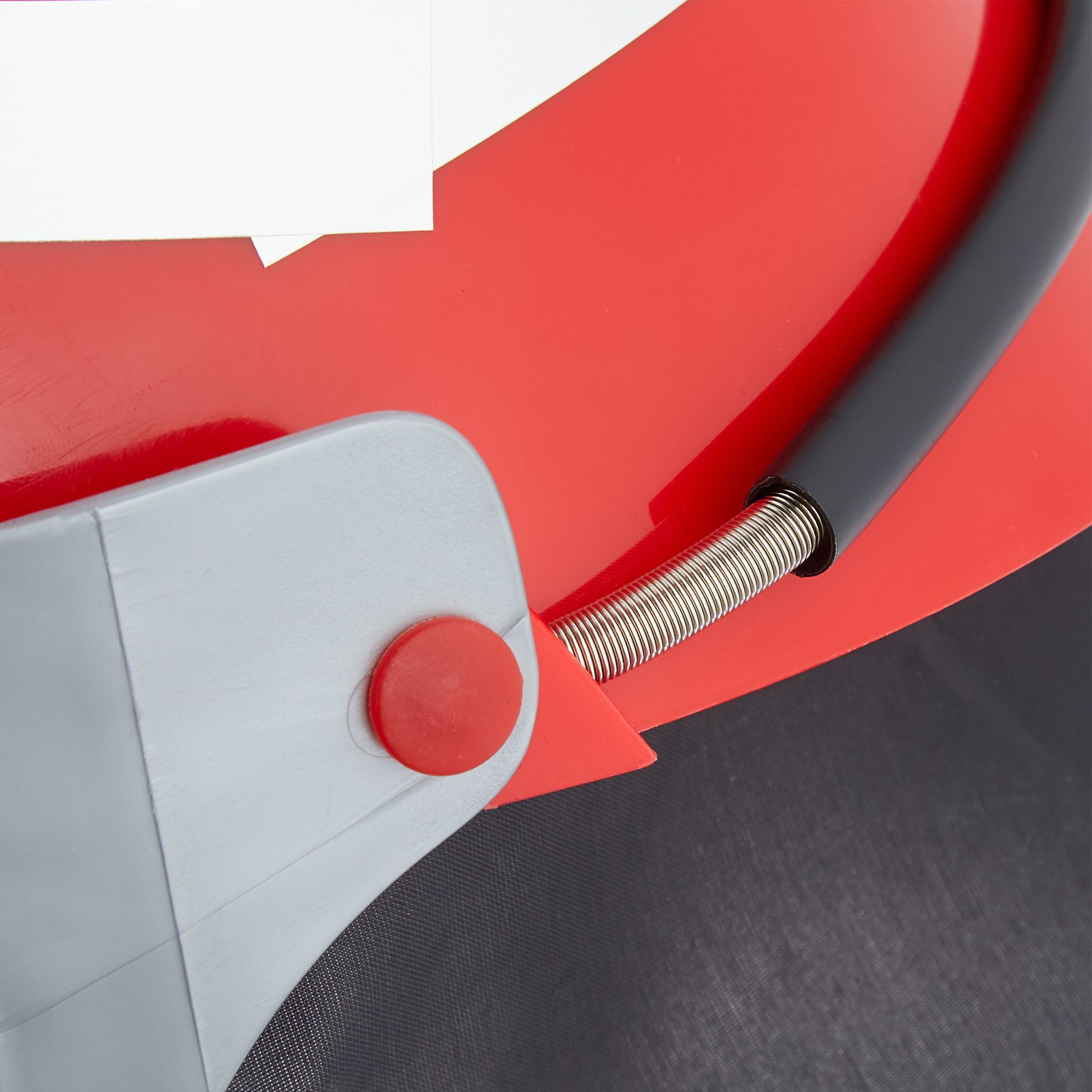 Feuerwehrhelm Kinder Rot-Schwarz-Silber von Relaxdays