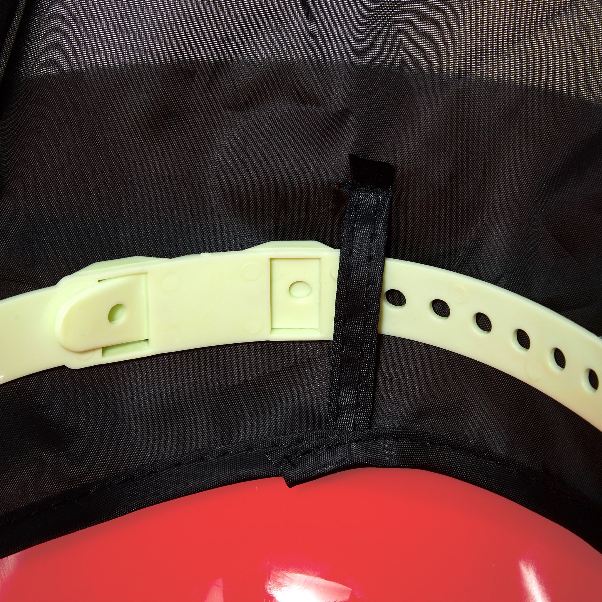 Feuerwehrhelm Kinder Rot-Schwarz-Silber von Relaxdays