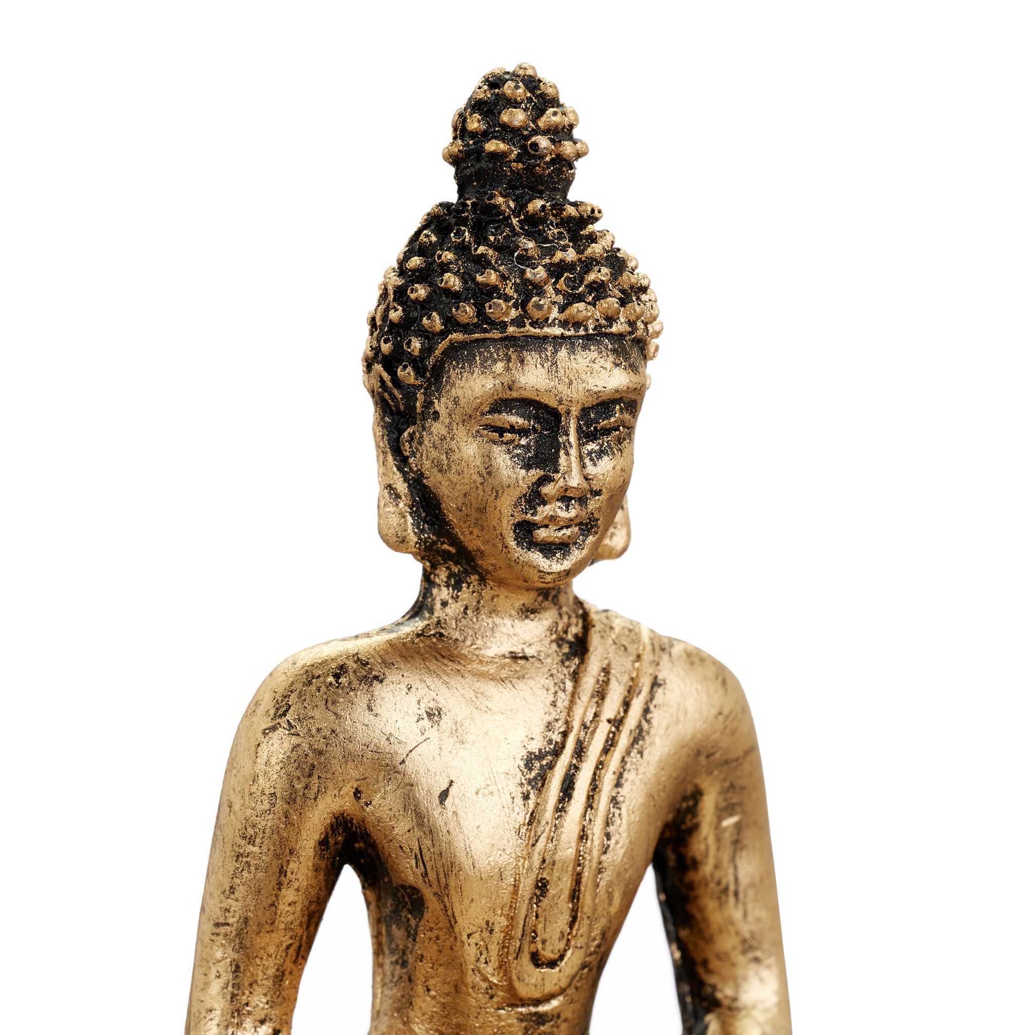 Zen Garten mit Buddha Braun-Schwarz