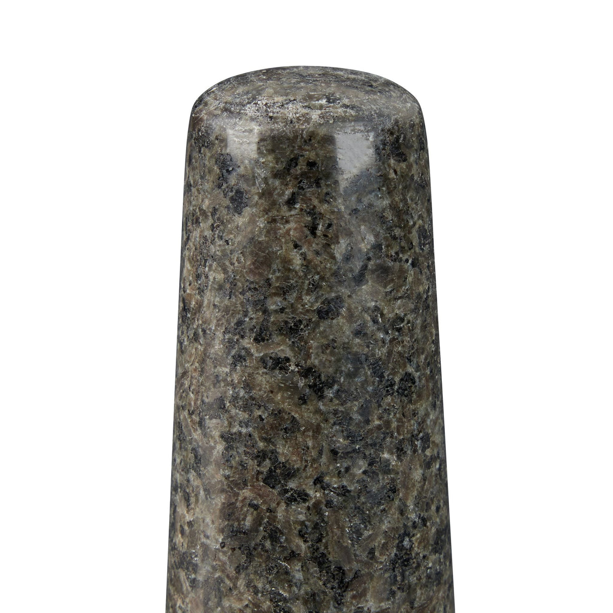 Granit Mörser mit Stössel 16cm Anthrazit-Grau von Relaxdays
