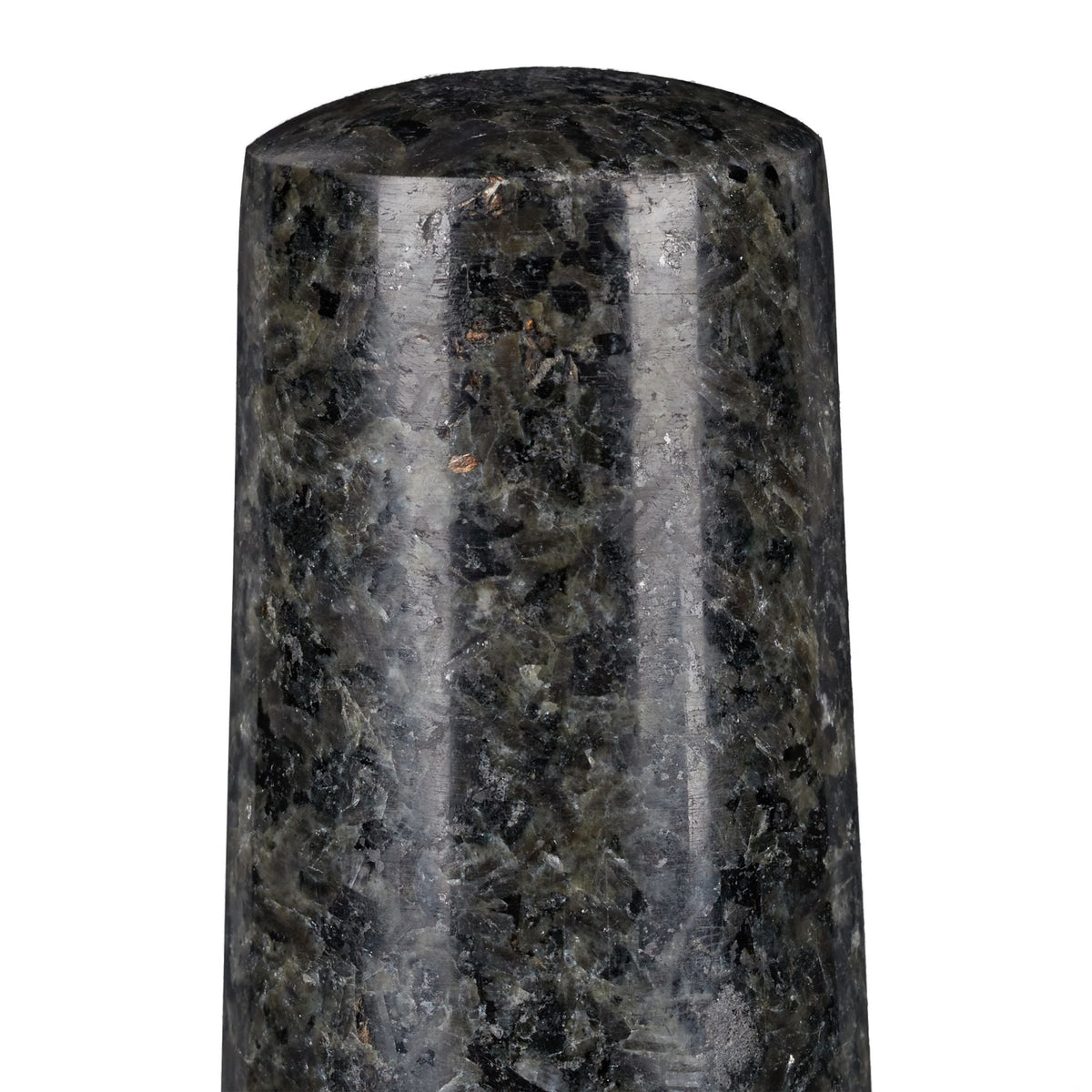 Granitmörser mit Stössel für Pesto Anthrazit von Relaxdays