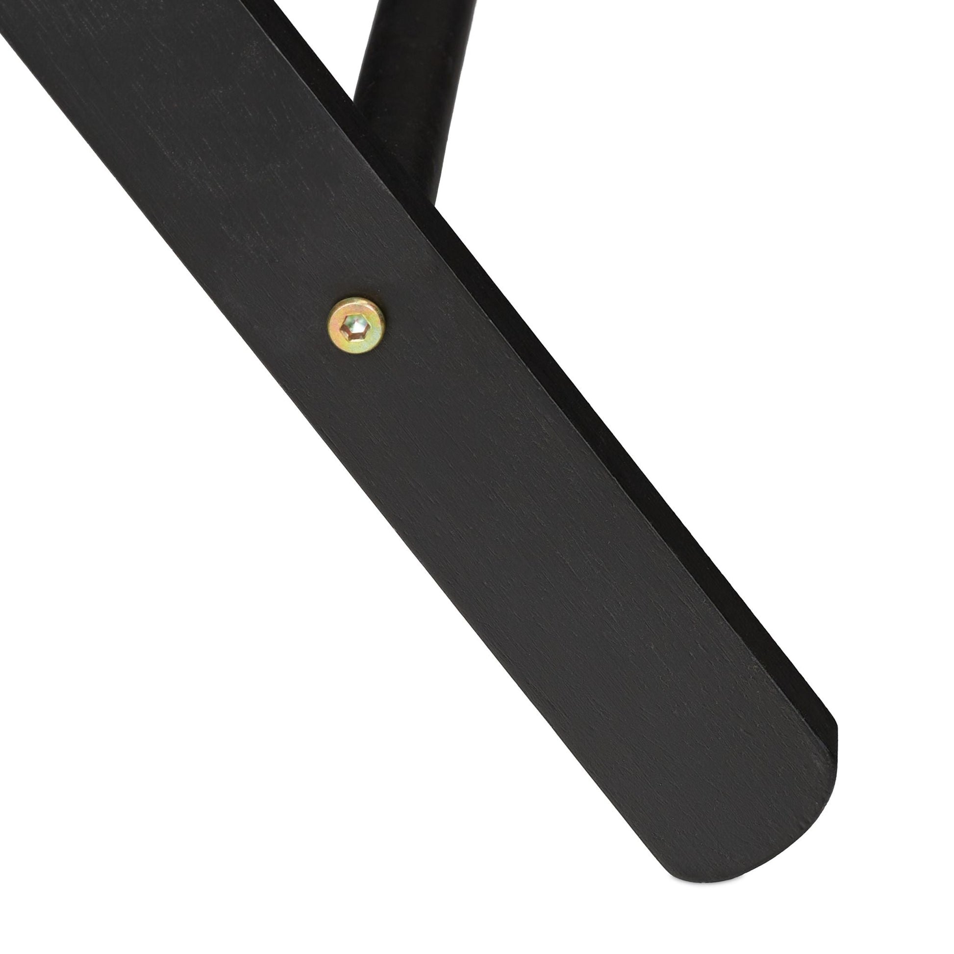 Kofferständer Holz klappbar Schwarz von Relaxdays