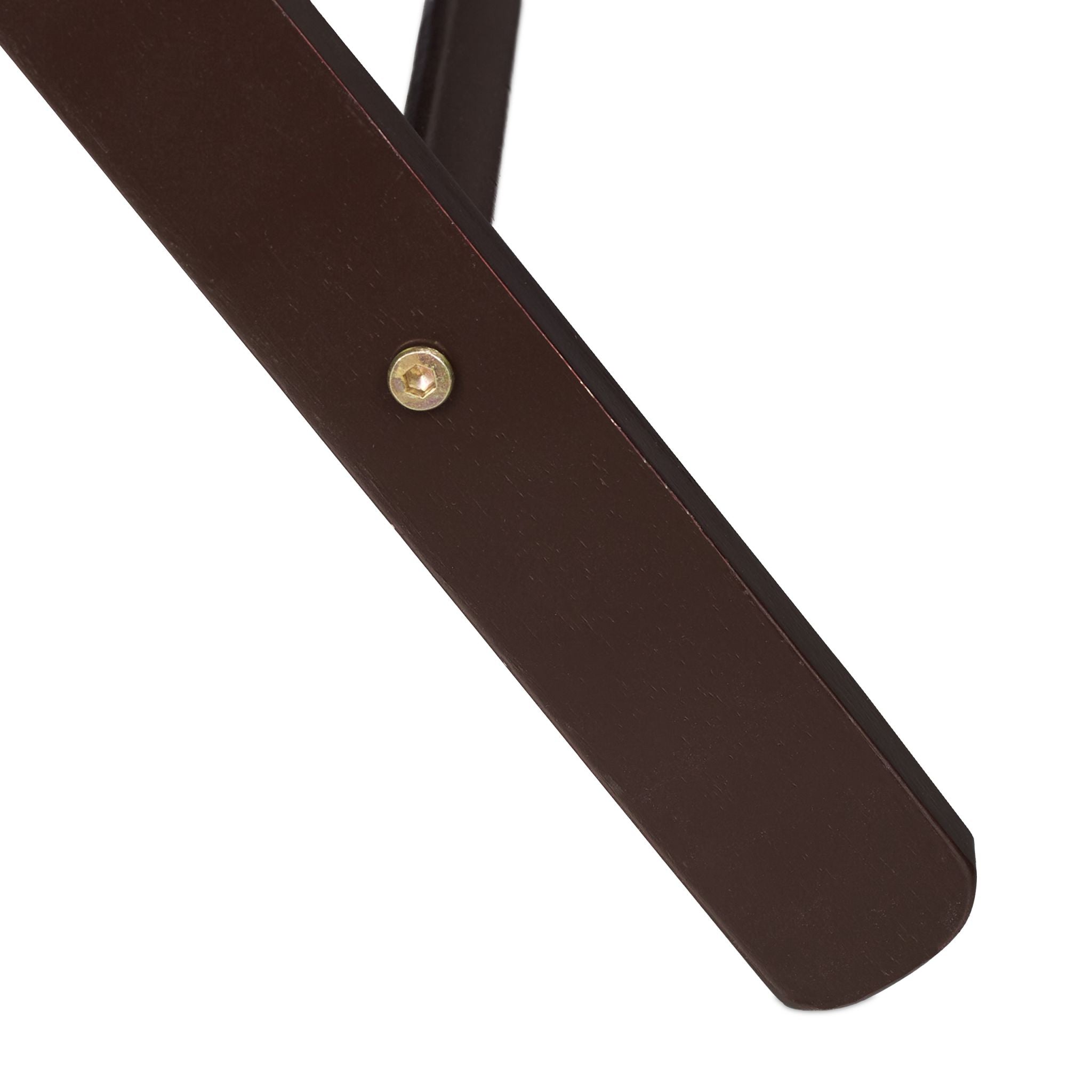 Kofferständer Holz klappbar Dunkelbraun-Schwarz von Relaxdays