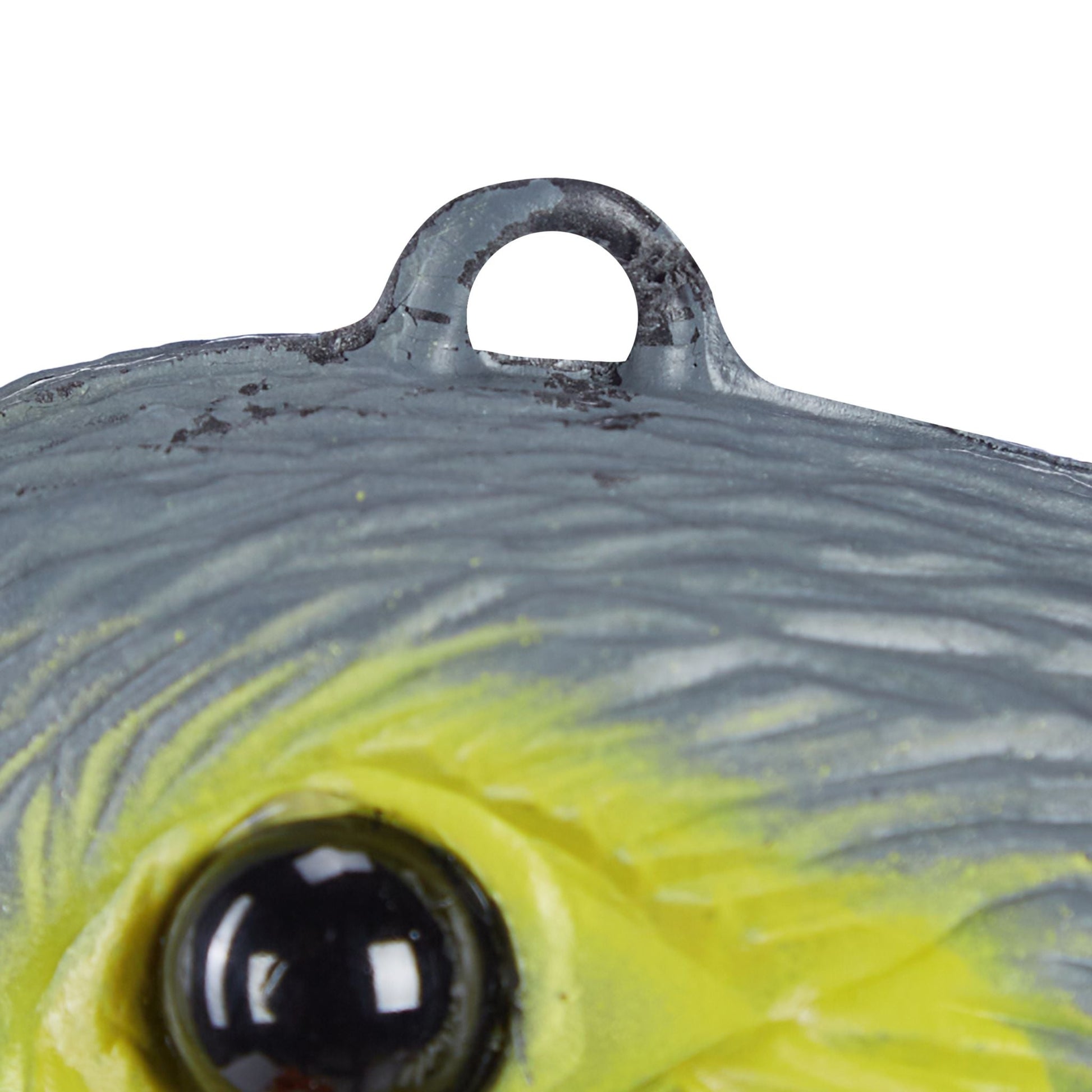 Vogelschreck Falke sitzend Weiss-Gelb-Grau von Relaxdays