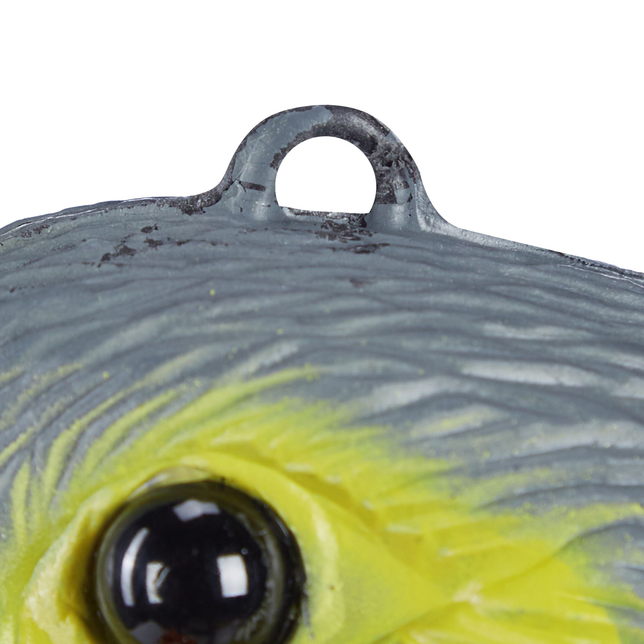 Vogelschreck Falke sitzend Weiss-Gelb-Grau von Relaxdays
