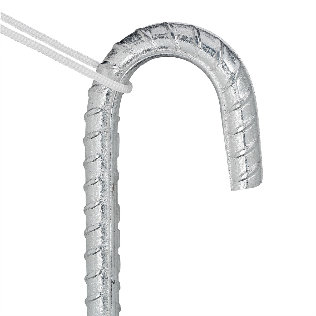 Bodenanker 45cm 10er-Set Silber von Relaxdays